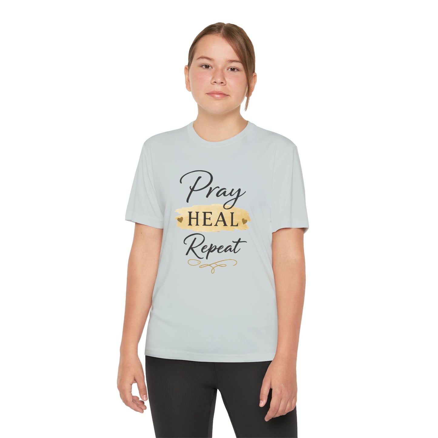 Beten Heilen Wiederholen T-Shirt für Jugendliche