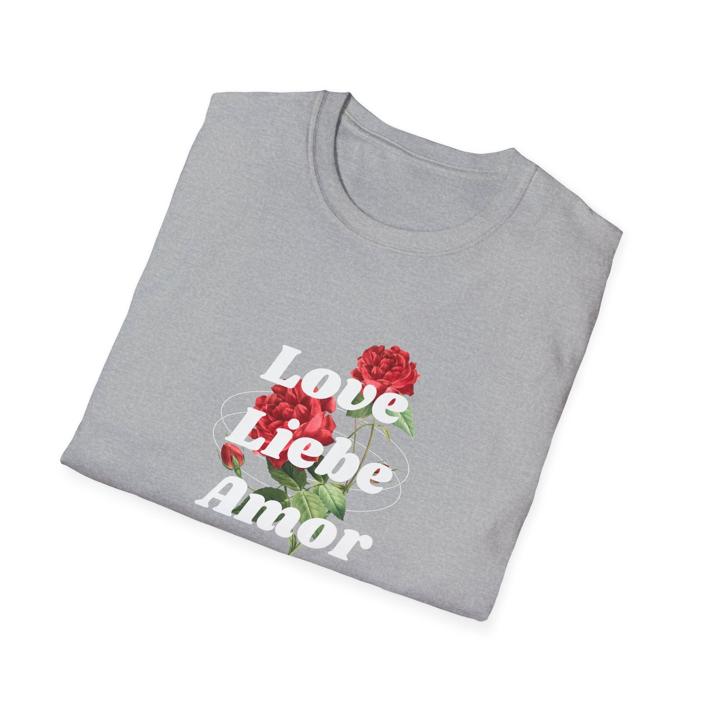 LOVE LIEBE AMOR T-Shirt — Trilingual Love Graphic Tee