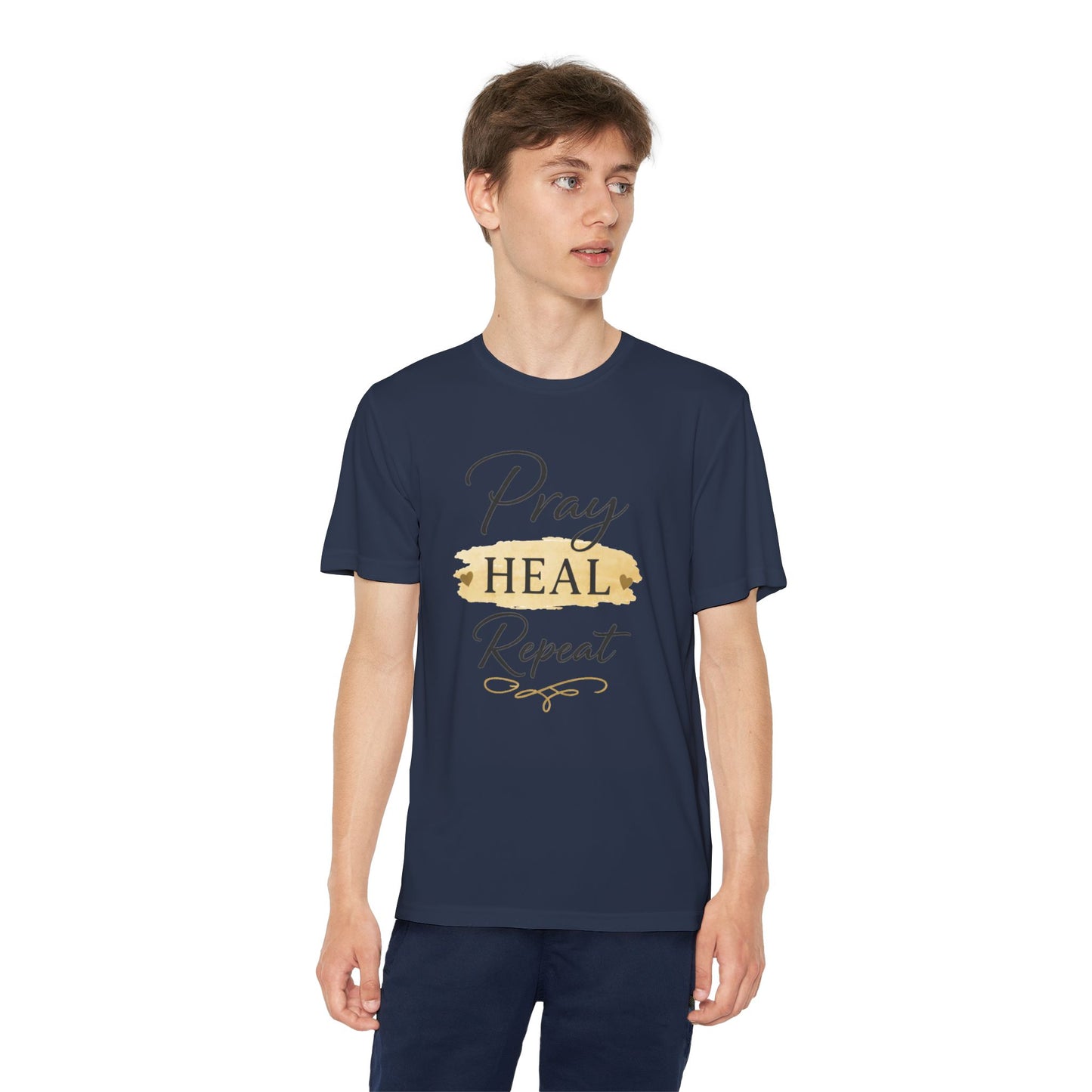 Beten Heilen Wiederholen T-Shirt für Jugendliche