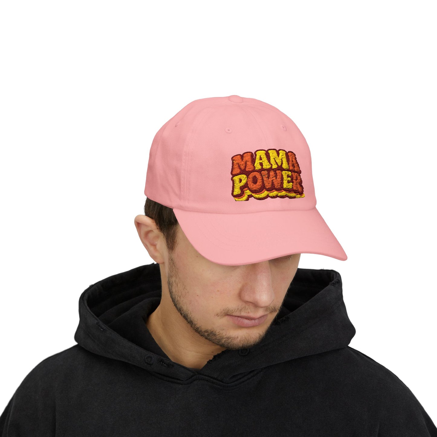 MAMA POWER Classic Dad Cap — Embroidered Baseball Hat for Moms