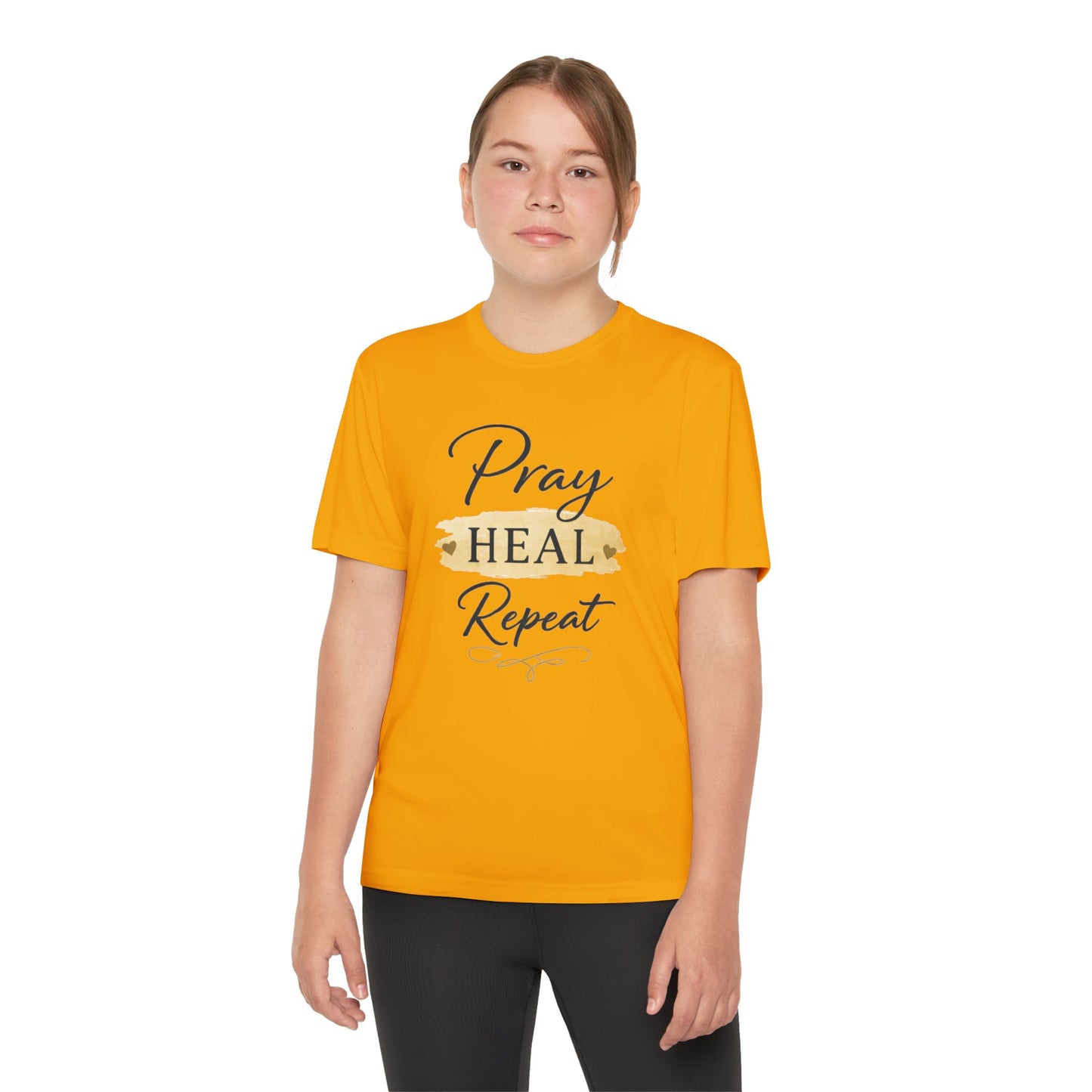 Beten Heilen Wiederholen T-Shirt für Jugendliche