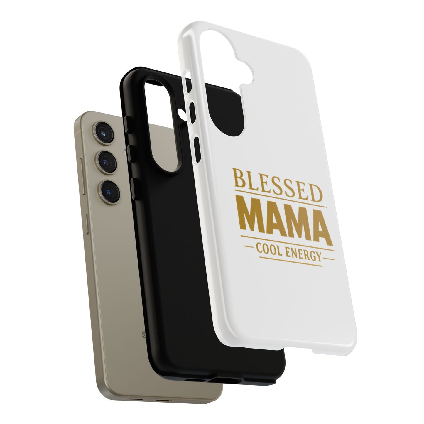 Blessed Mama Tough Case — "BLESSED MAMA COOL ENERGY" Phone Case