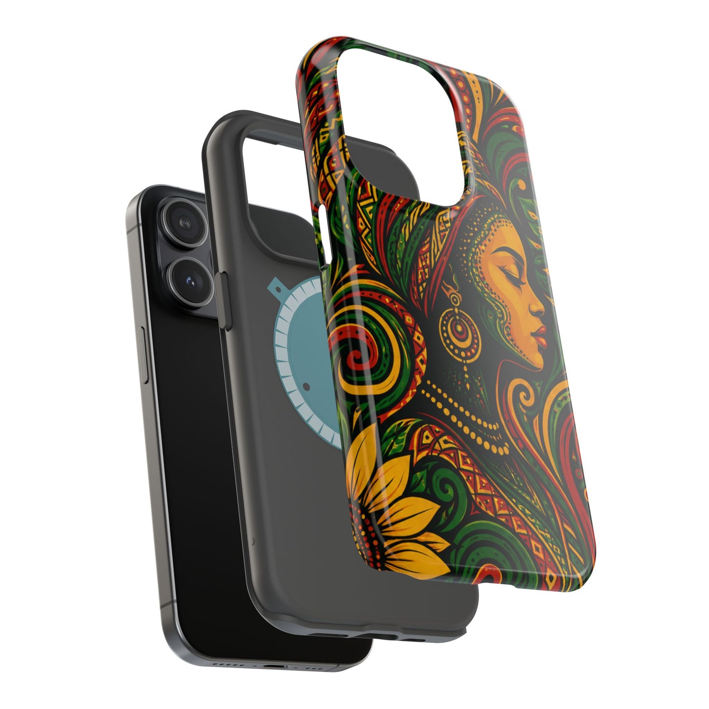 Afrocentric Rasta Woman Magnetic Impact-Resistant Phone Case