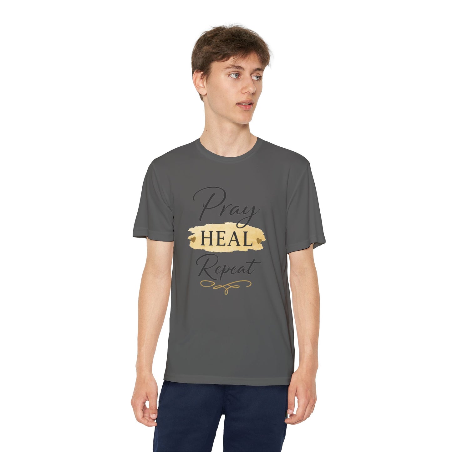 Beten Heilen Wiederholen T-Shirt für Jugendliche