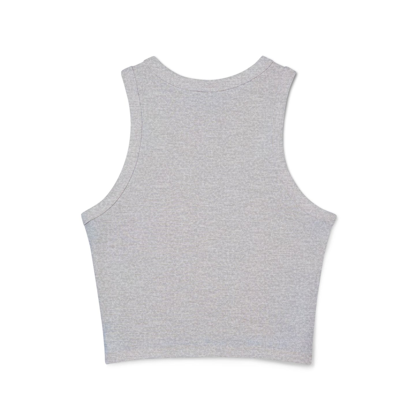 Raising Human Is Hard Racer Tank Top — Damen Micro Rib Erziehungs-T-Shirt