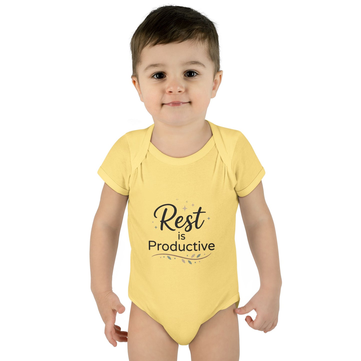 Baby-Body "Rest is Productive" – Baby-Strampler, niedliches, positives Geschenk für müde Babys