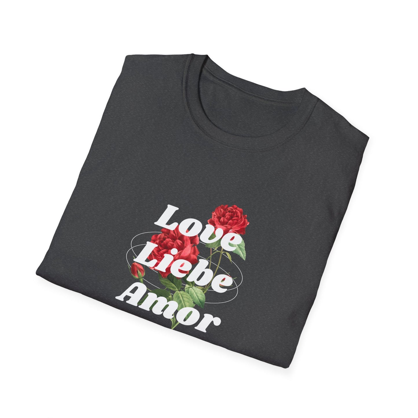 LOVE LIEBE AMOR T-Shirt — Trilingual Love Graphic Tee