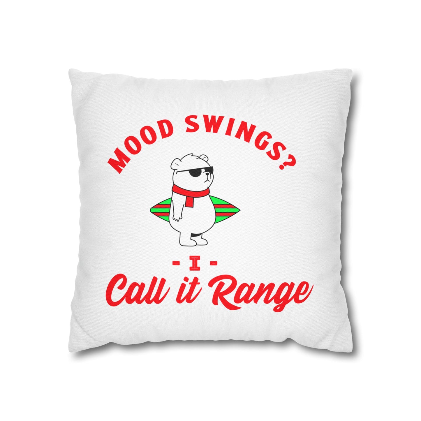 Spun Polyester Square Pillowcase