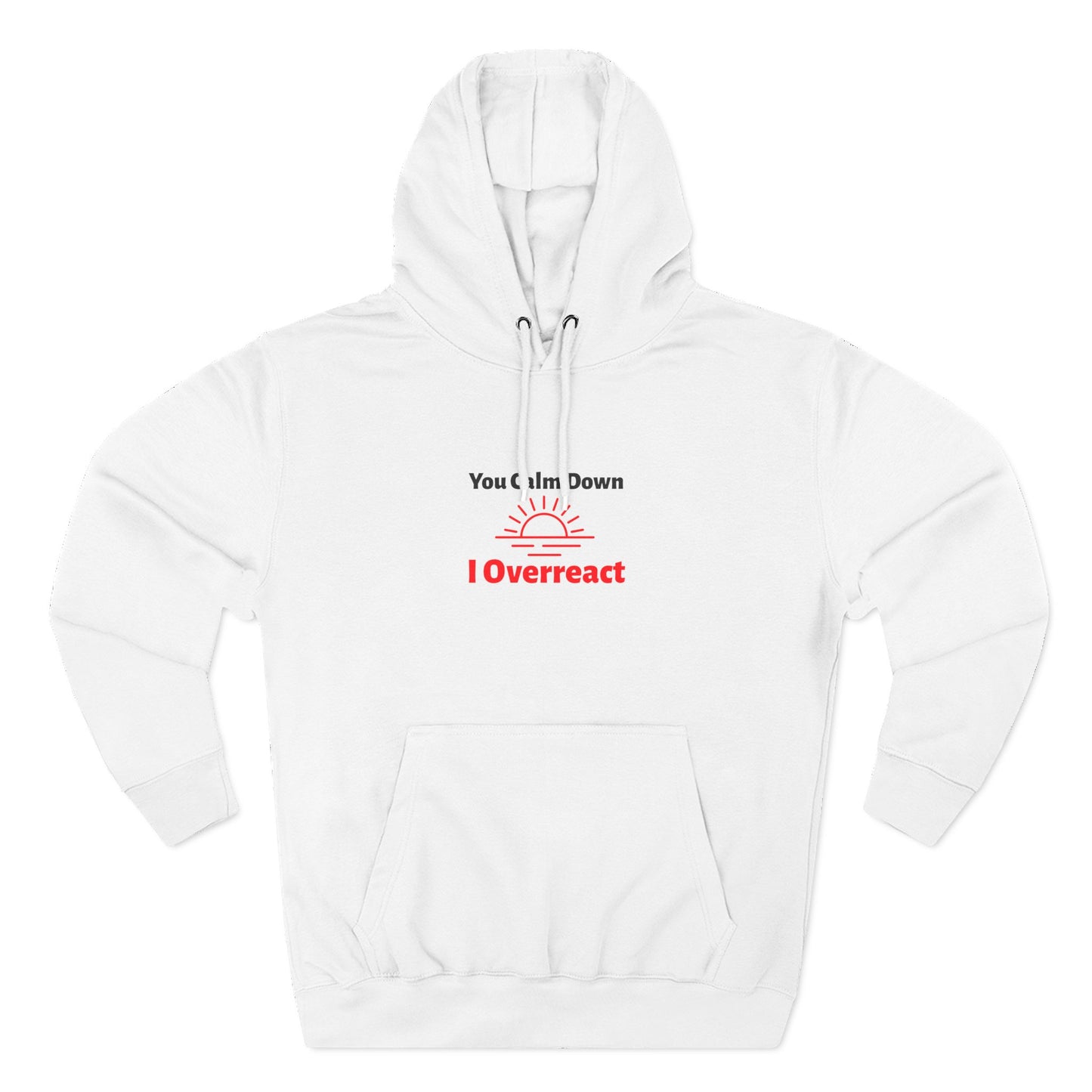 Three-Panel Fleece Hoodie