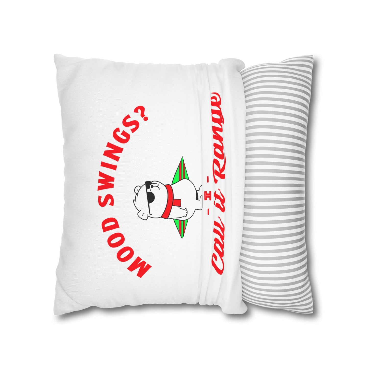 Spun Polyester Square Pillowcase