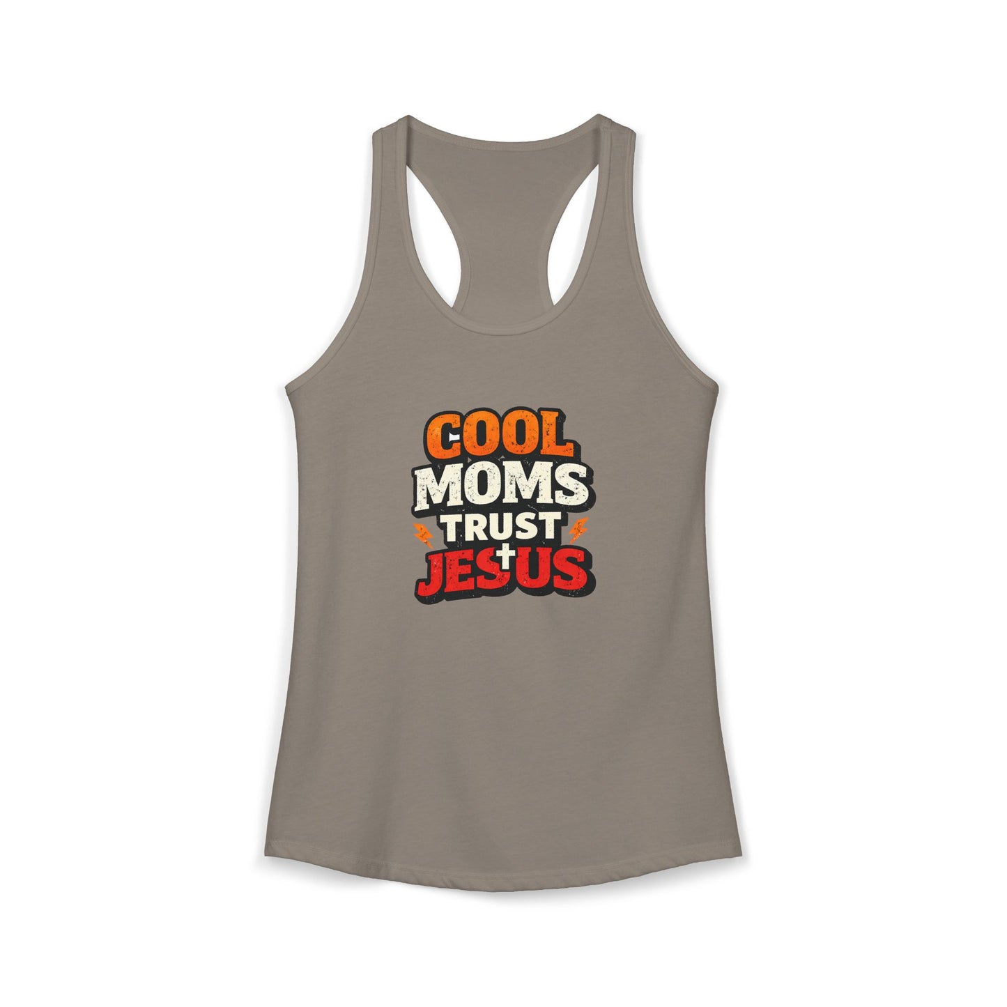 Cool Mums Trust Jesus Racerback Tank