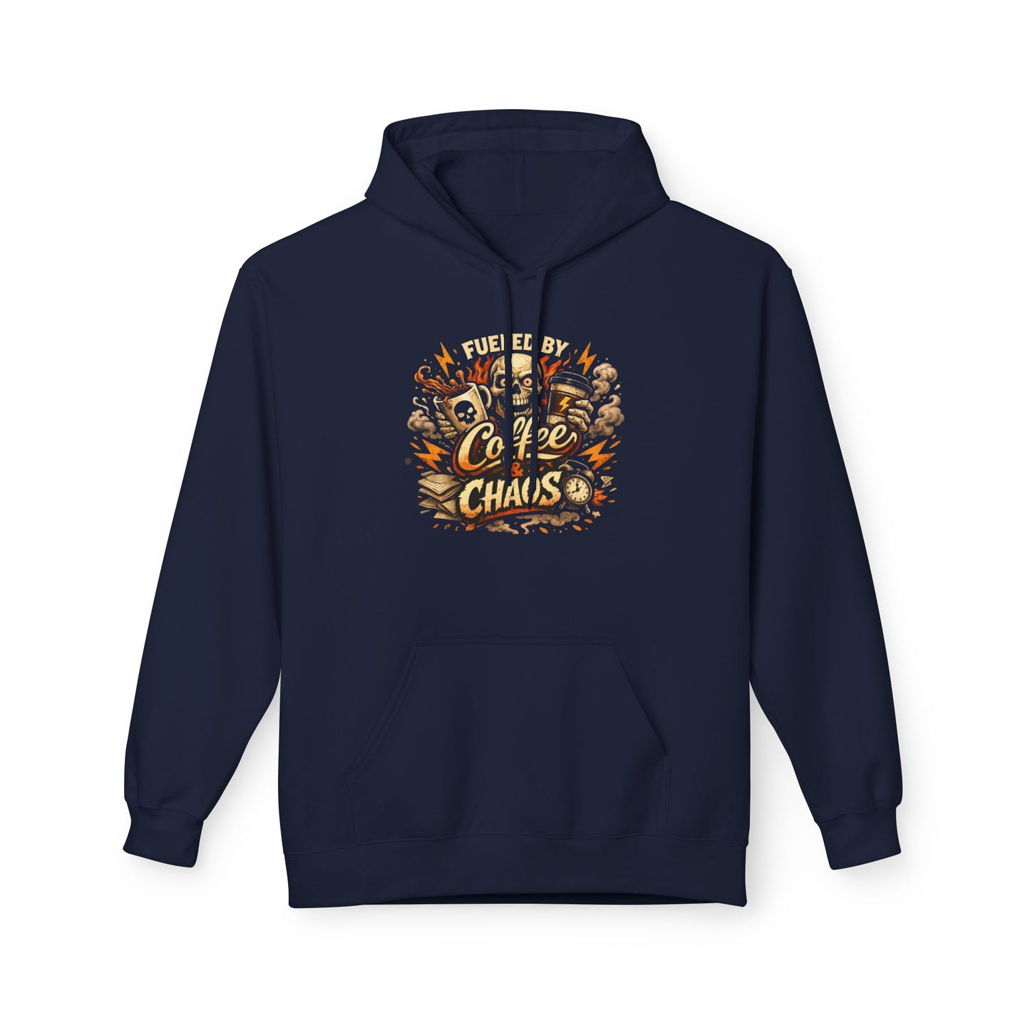 Fueled by Coffee and Chaos Hoodie