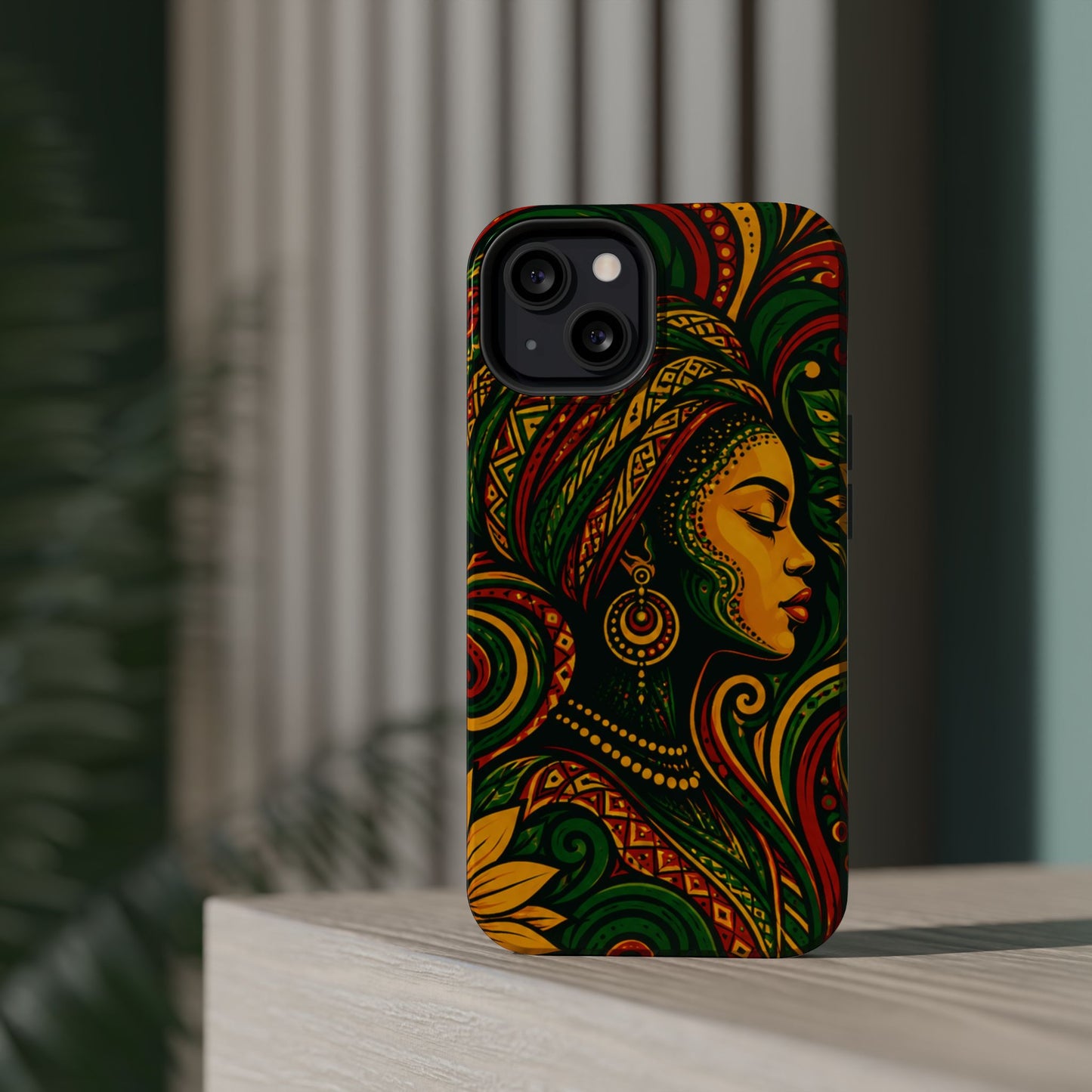 Afrocentric Rasta Woman Magnetic Impact-Resistant Phone Case