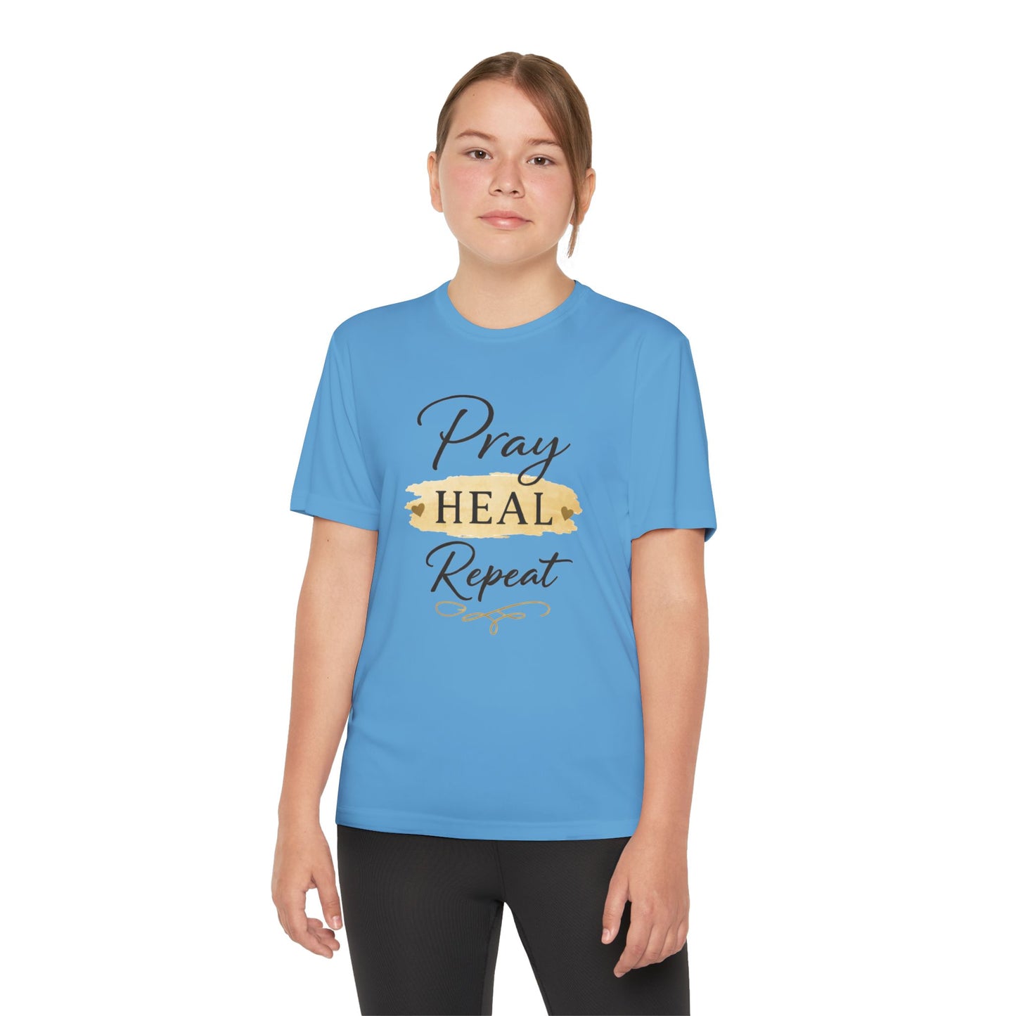 Beten Heilen Wiederholen T-Shirt für Jugendliche