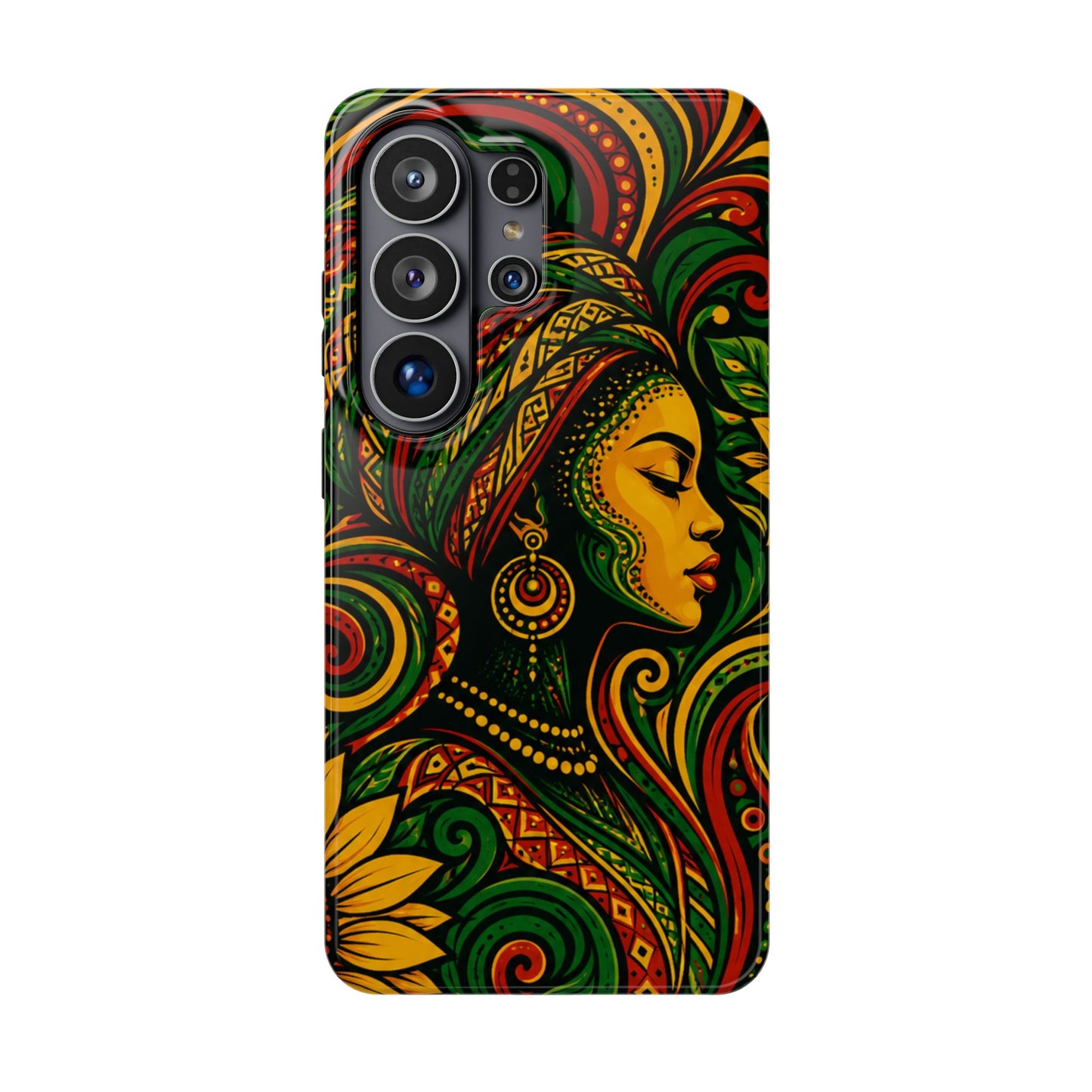 Afrocentric Rasta Woman Magnetic Impact-Resistant Phone Case