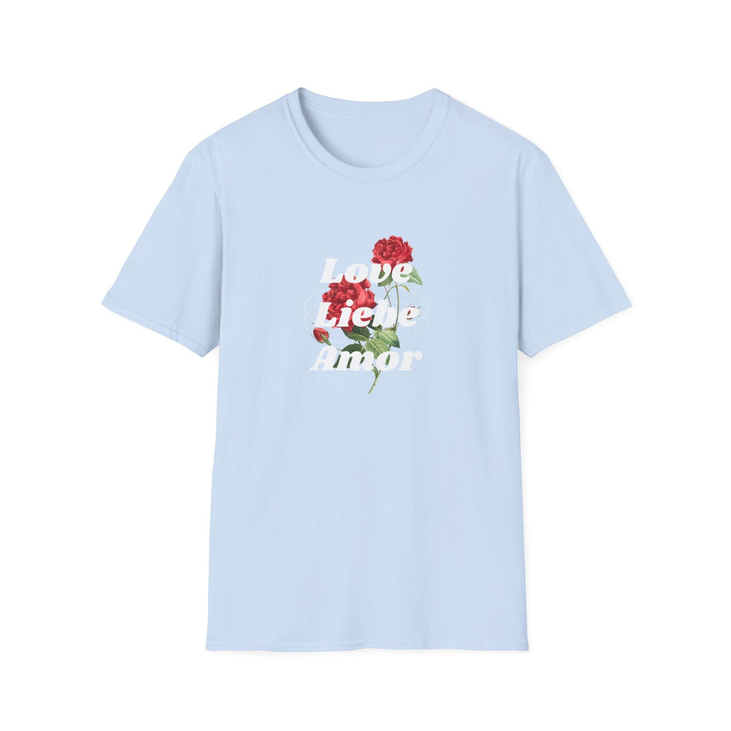 LOVE LIEBE AMOR T-Shirt — Trilingual Love Graphic Tee