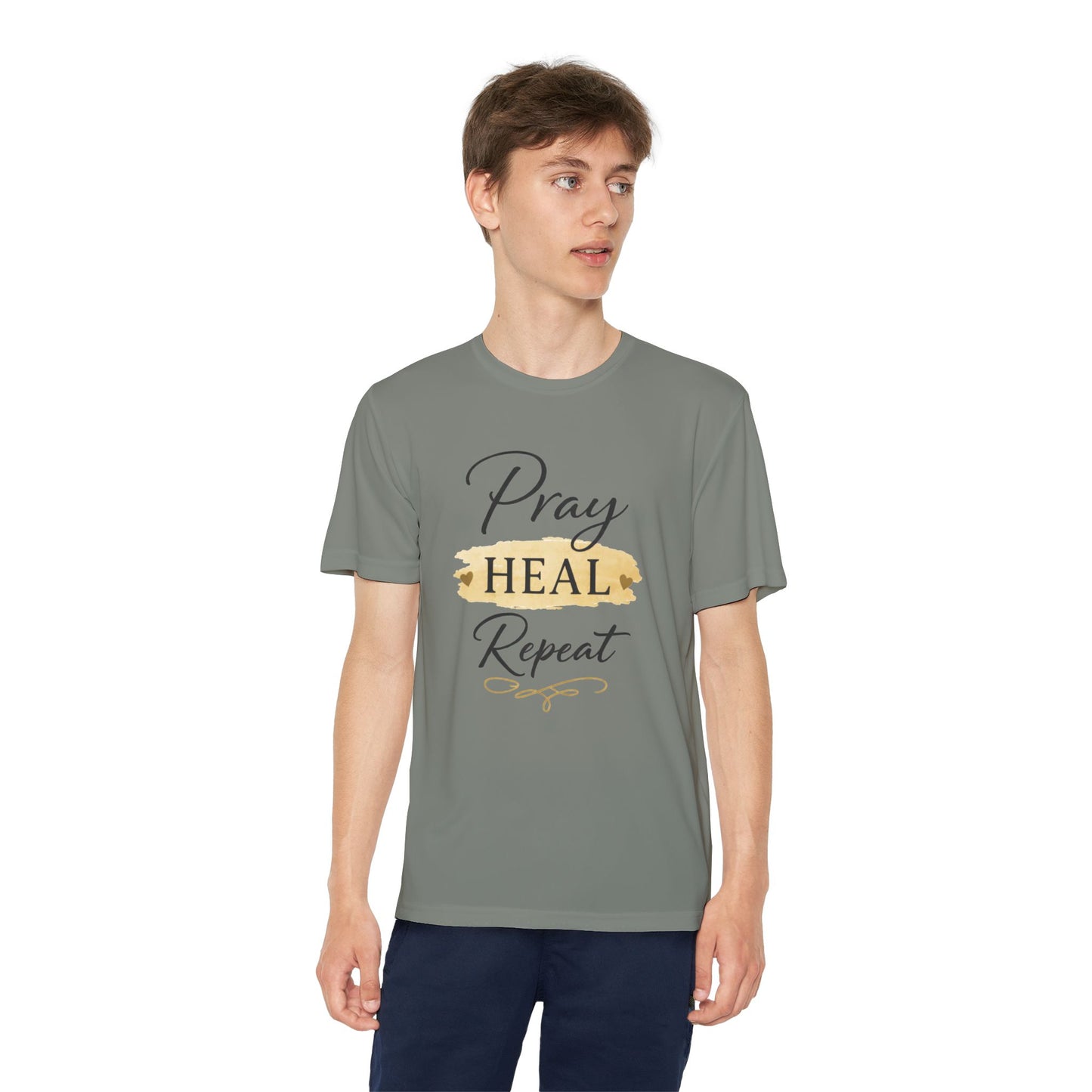 Beten Heilen Wiederholen T-Shirt für Jugendliche