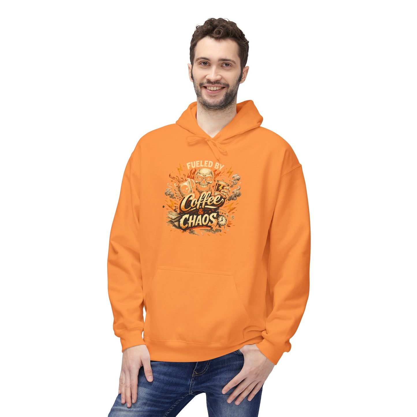 Fueled by Coffee and Chaos Hoodie