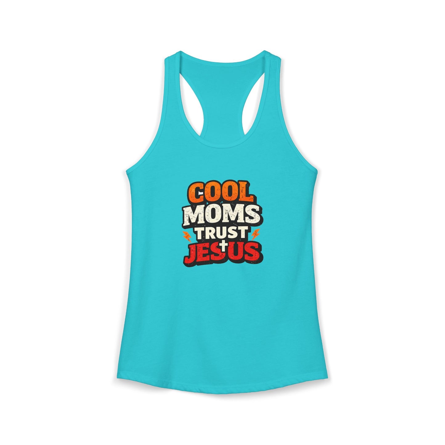 Cool Mums Trust Jesus Racerback Tank