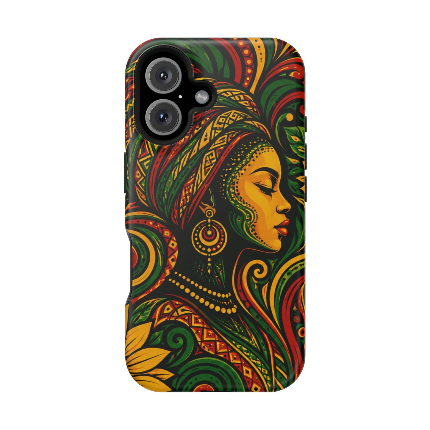 Afrocentric Rasta Woman Magnetic Impact-Resistant Phone Case