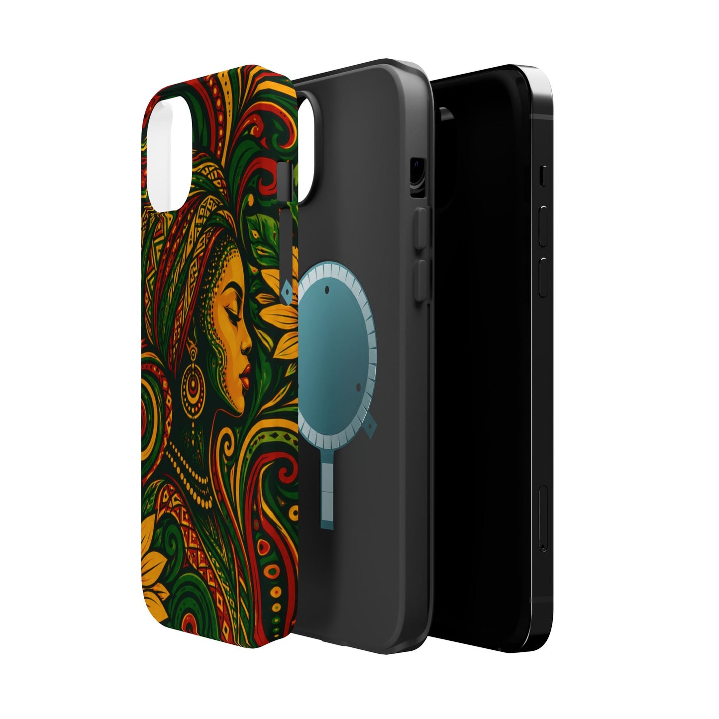 Afrocentric Rasta Woman Magnetic Impact-Resistant Phone Case