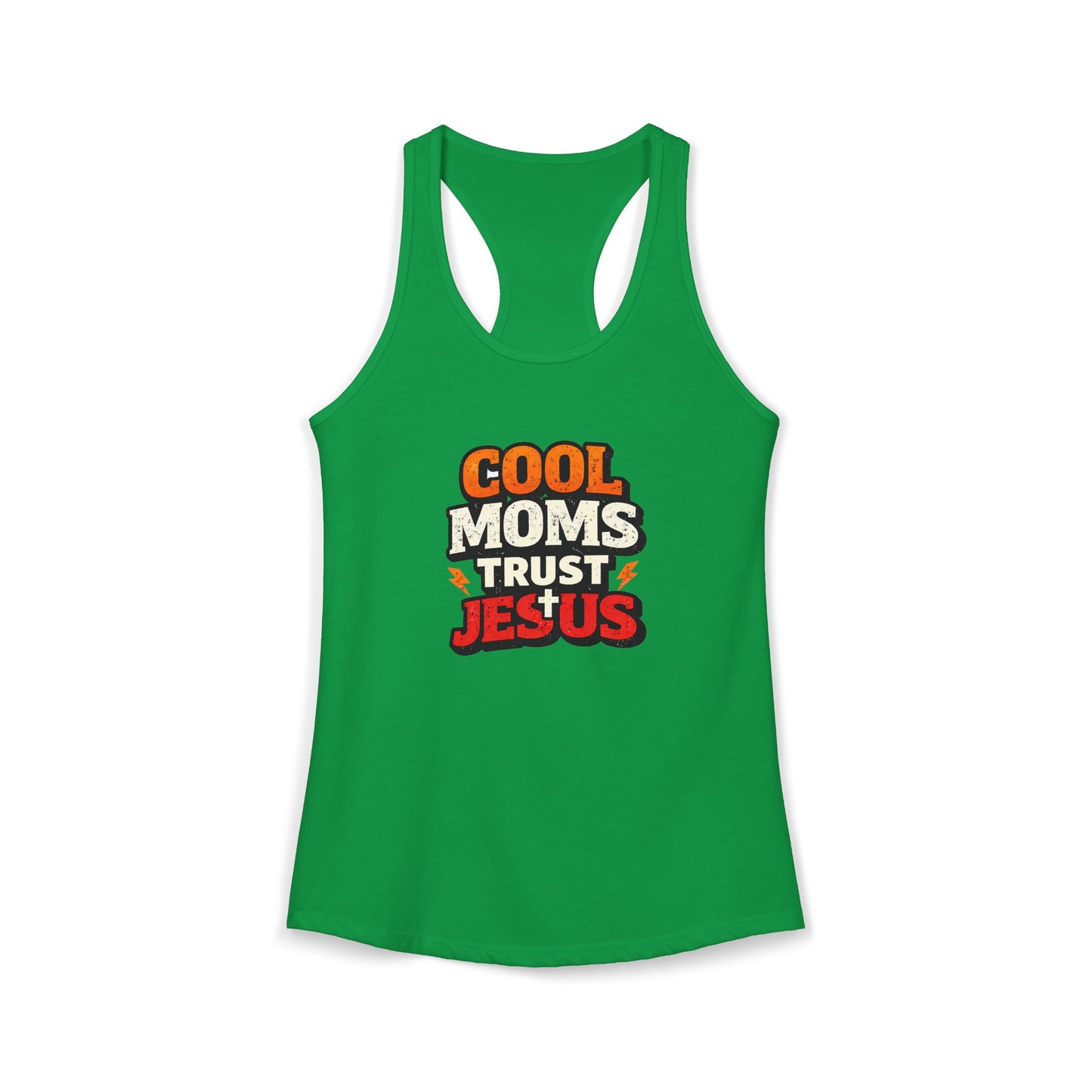 Cool Mums Trust Jesus Racerback Tank