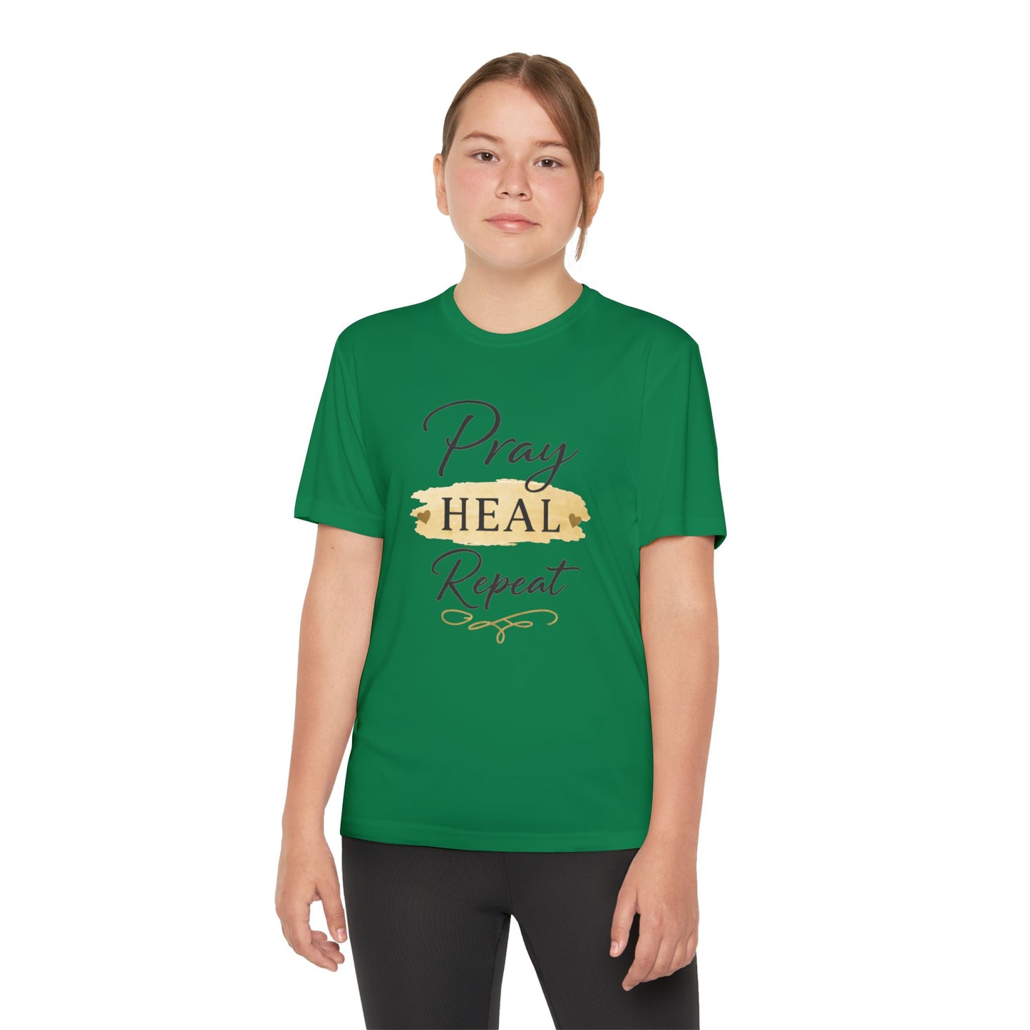 Beten Heilen Wiederholen T-Shirt für Jugendliche