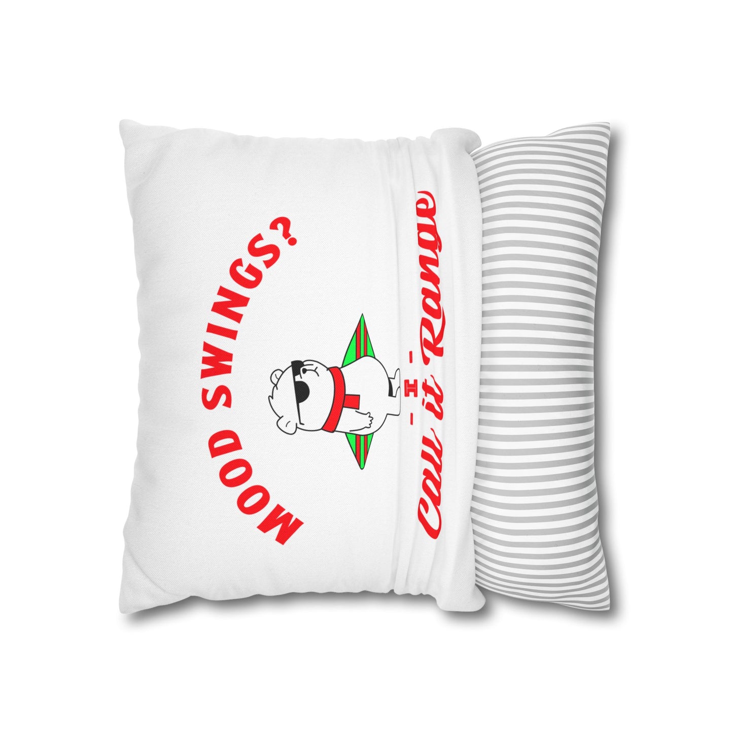 Spun Polyester Square Pillowcase