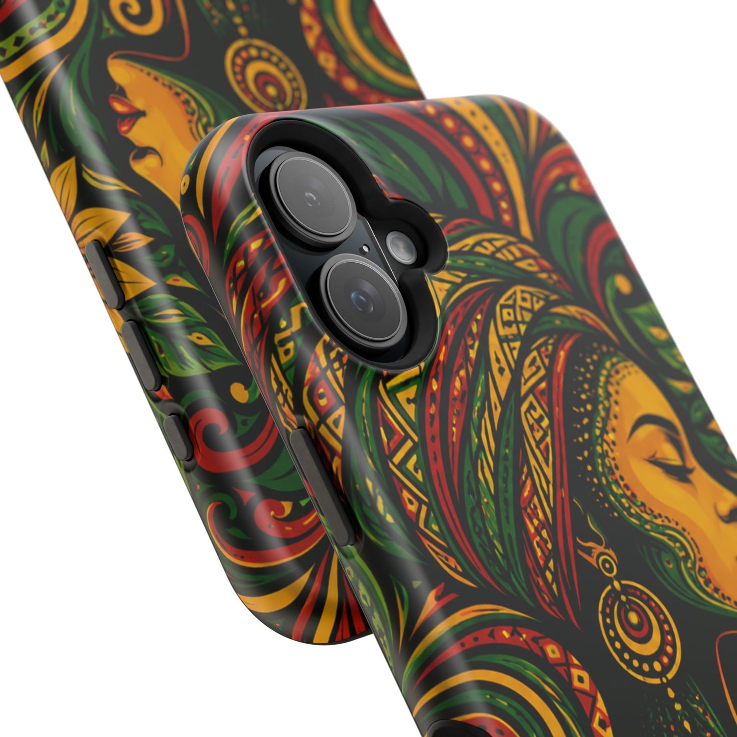 Afrocentric Rasta Woman Magnetic Impact-Resistant Phone Case