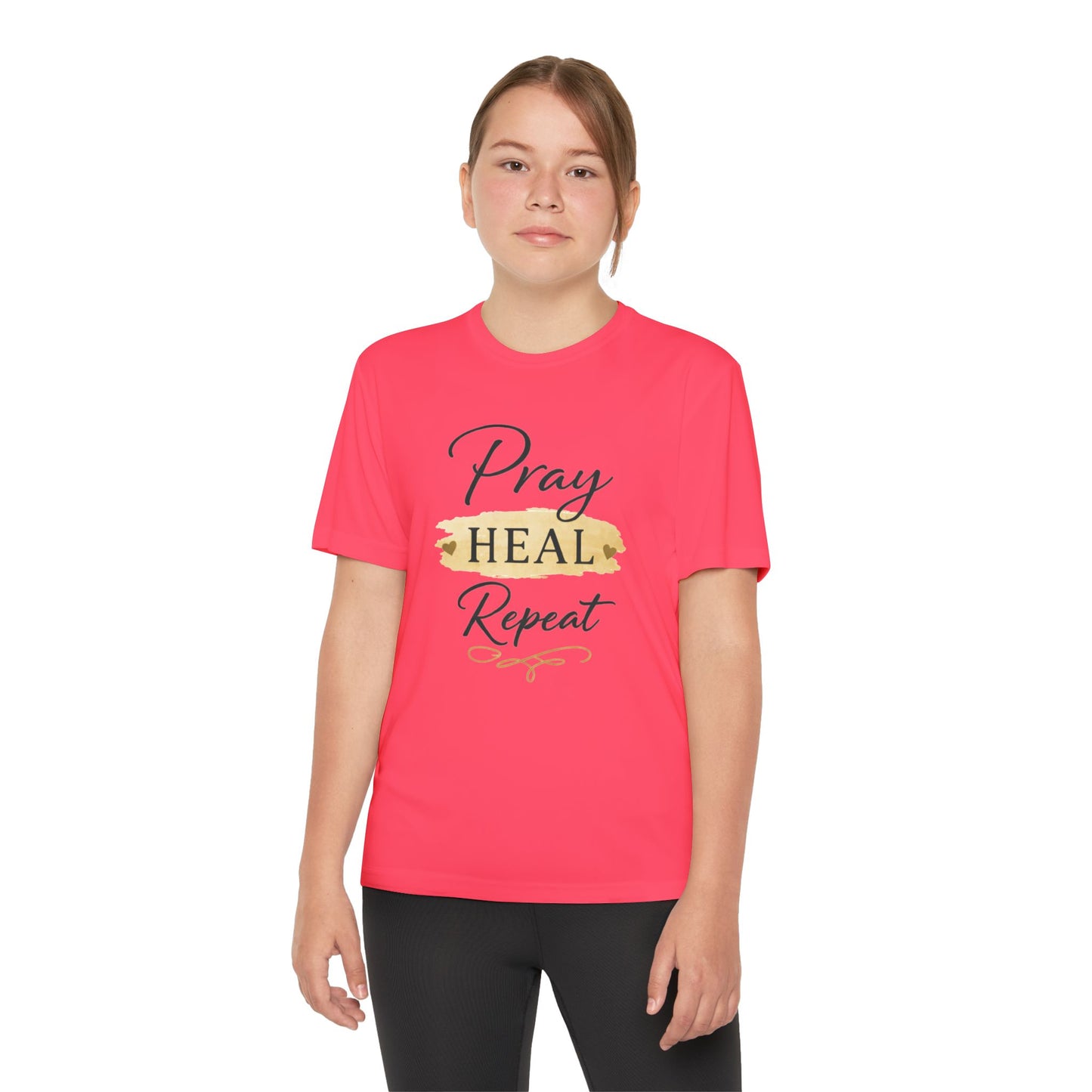 Beten Heilen Wiederholen T-Shirt für Jugendliche