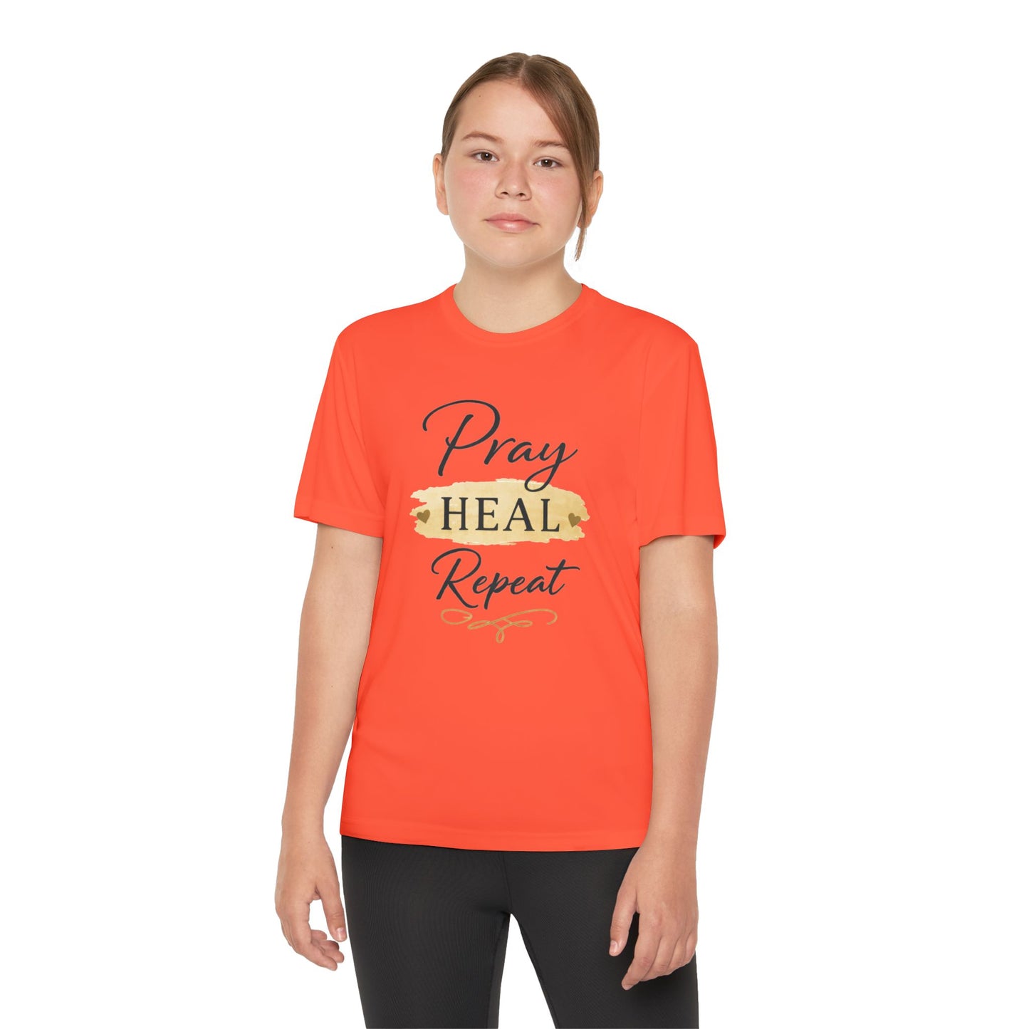 Beten Heilen Wiederholen T-Shirt für Jugendliche