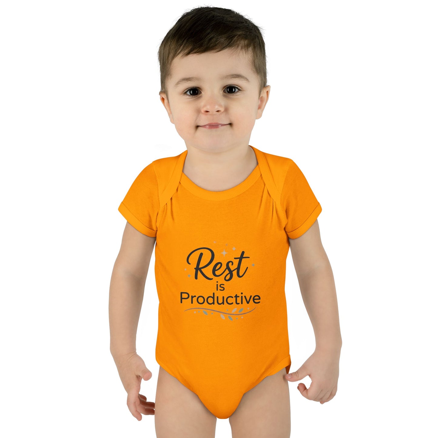 Baby-Body "Rest is Productive" – Baby-Strampler, niedliches, positives Geschenk für müde Babys