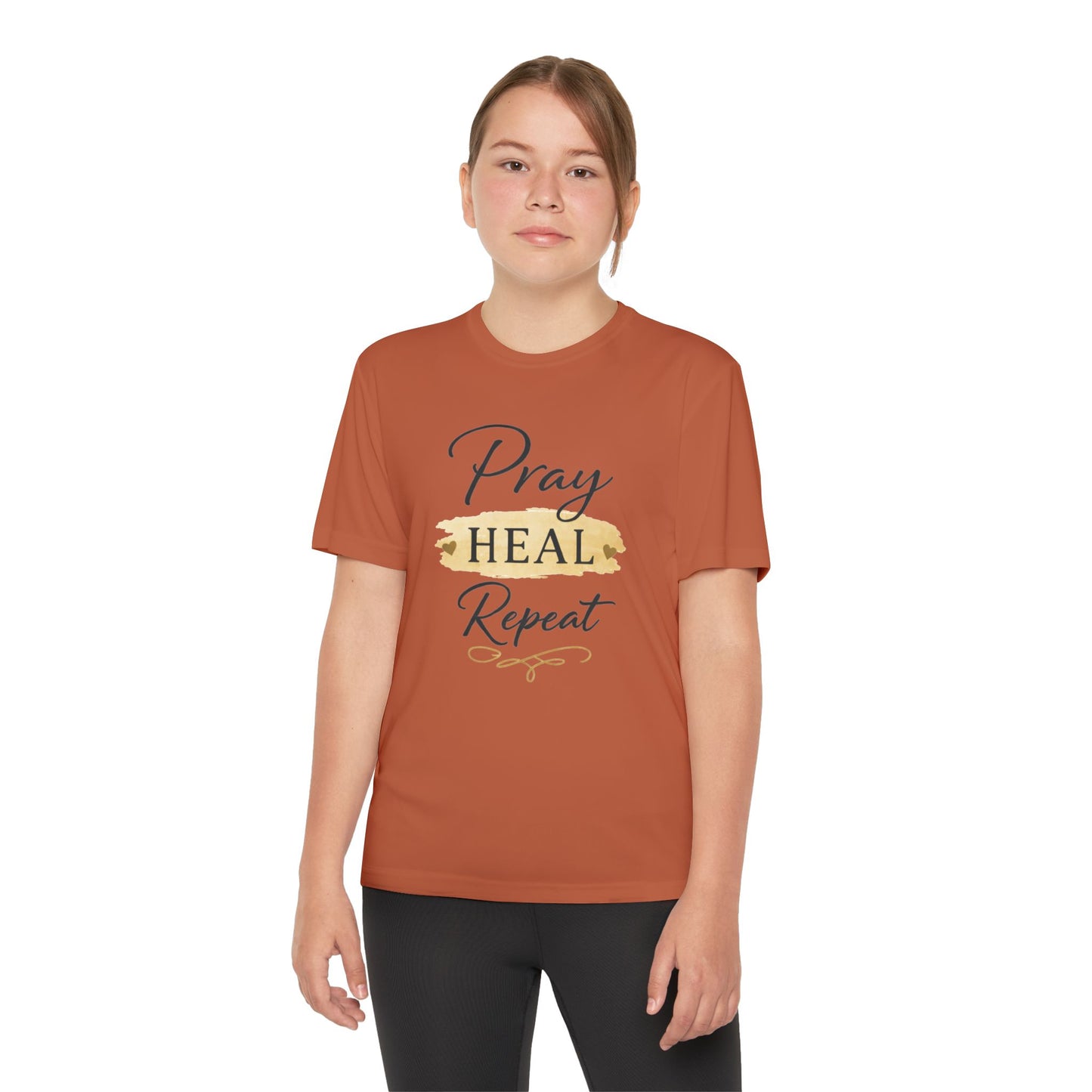 Beten Heilen Wiederholen T-Shirt für Jugendliche