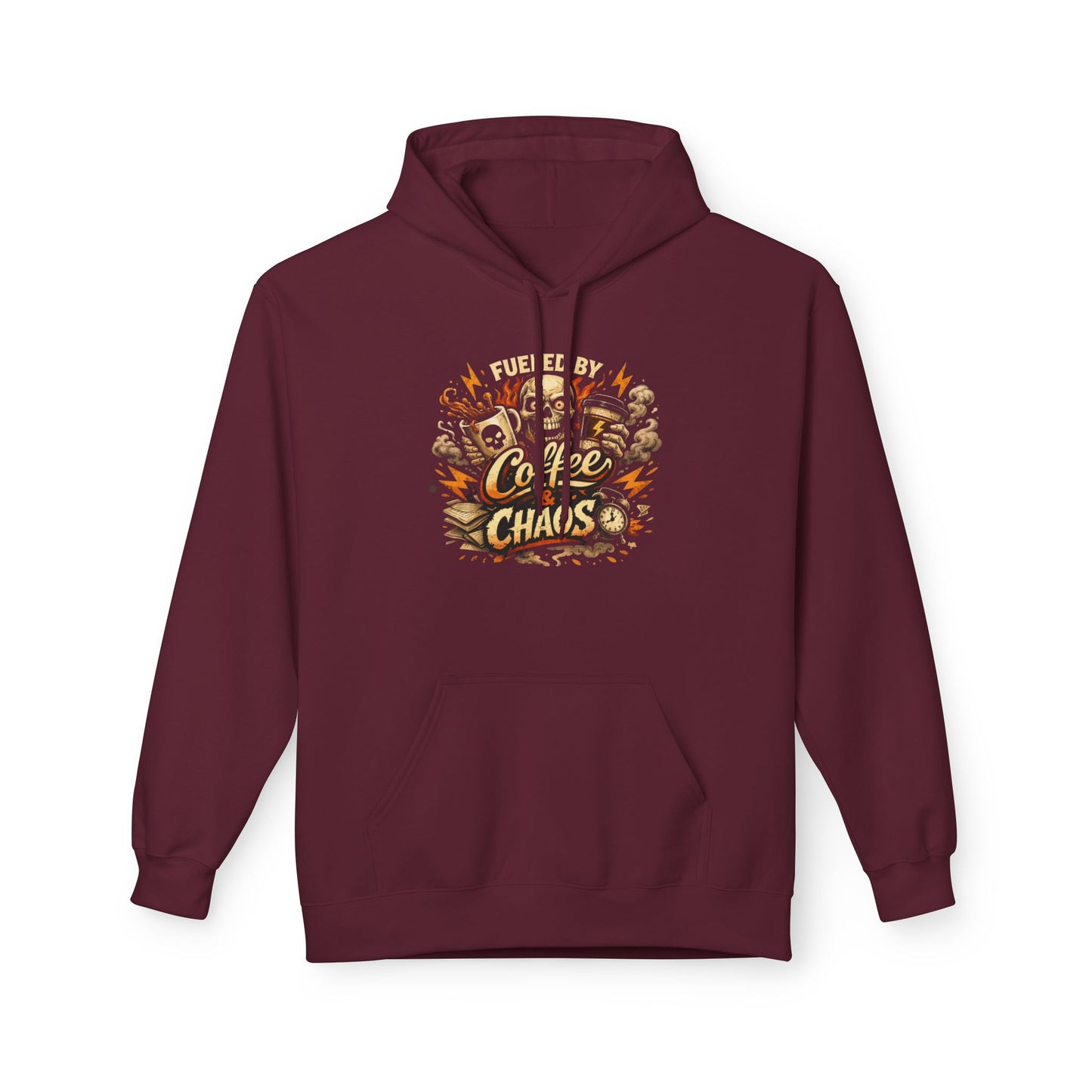 Fueled by Coffee and Chaos Hoodie