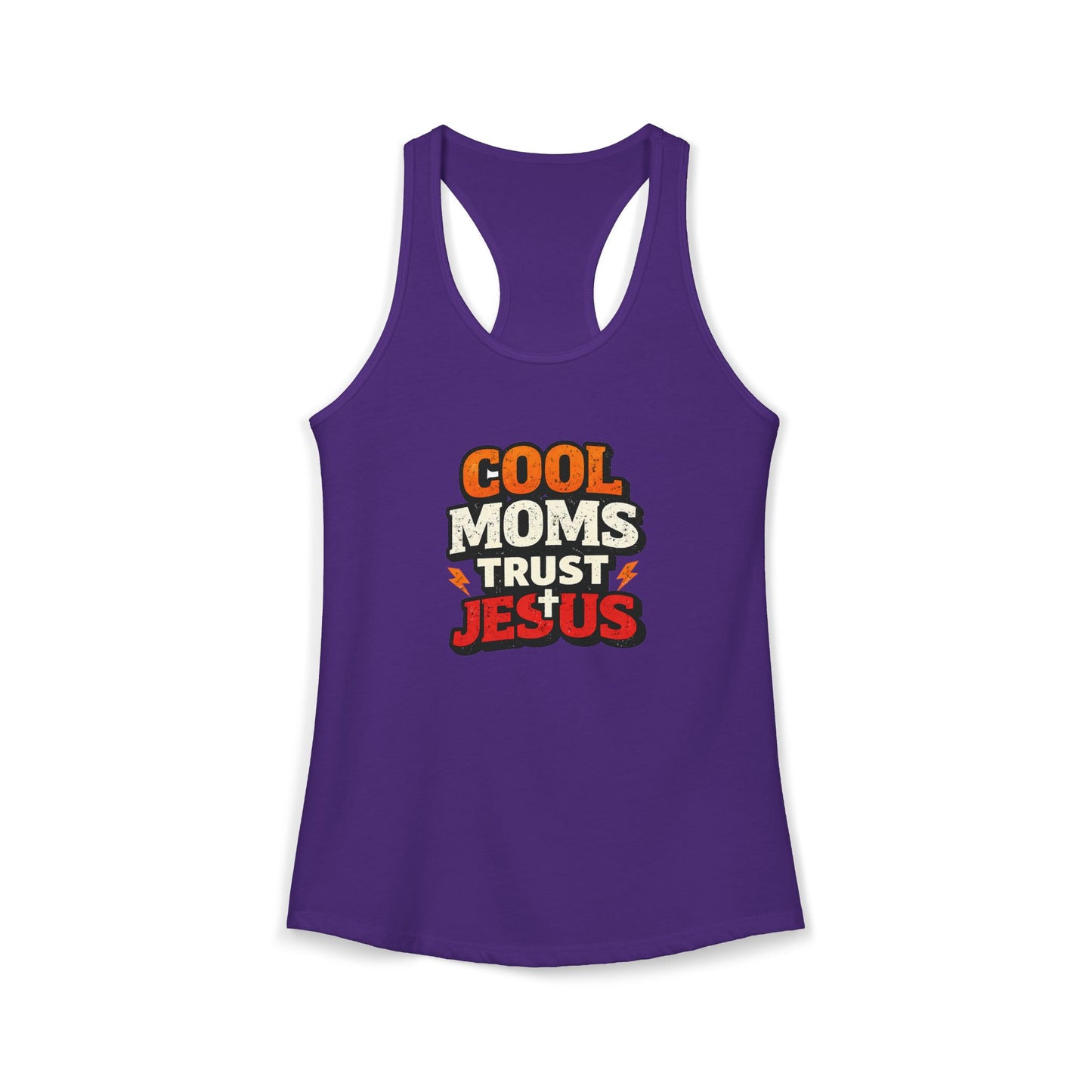 Cool Mums Trust Jesus Racerback Tank