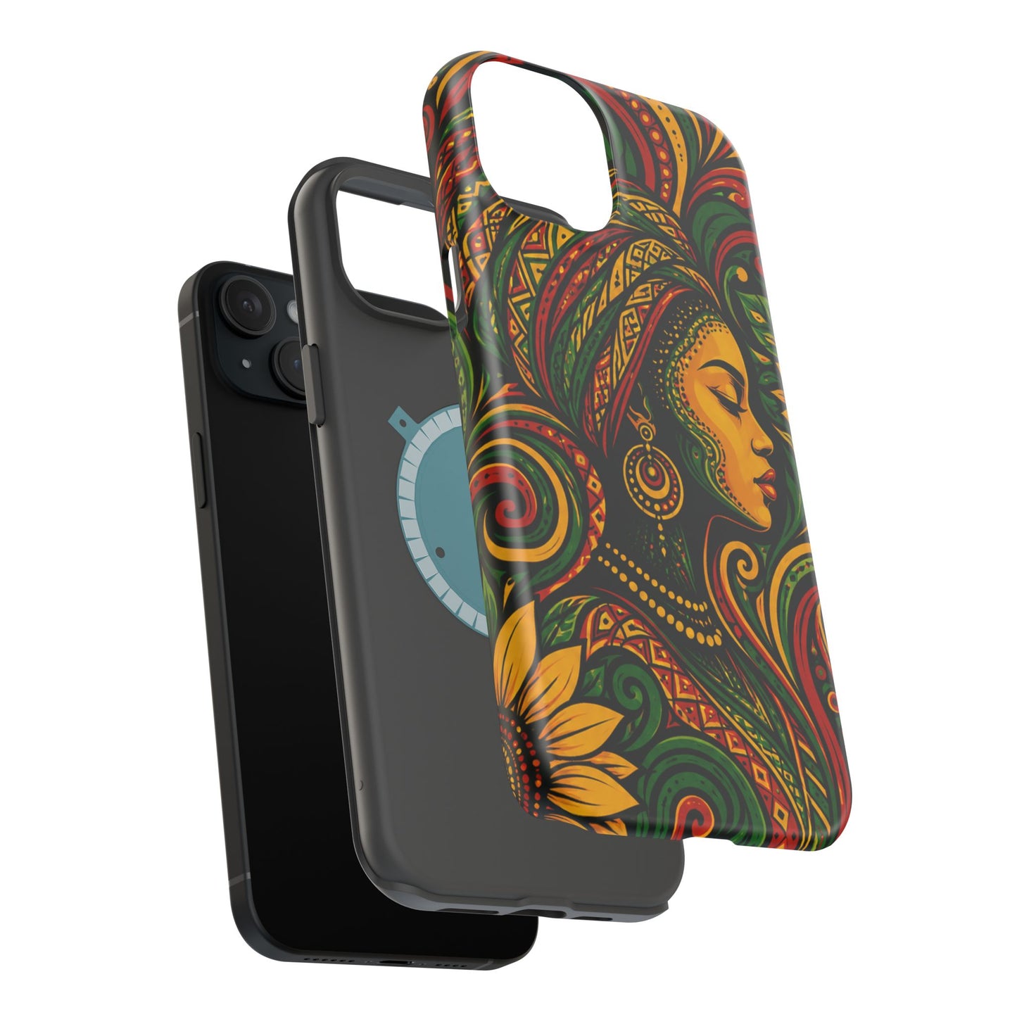 Afrocentric Rasta Woman Magnetic Impact-Resistant Phone Case