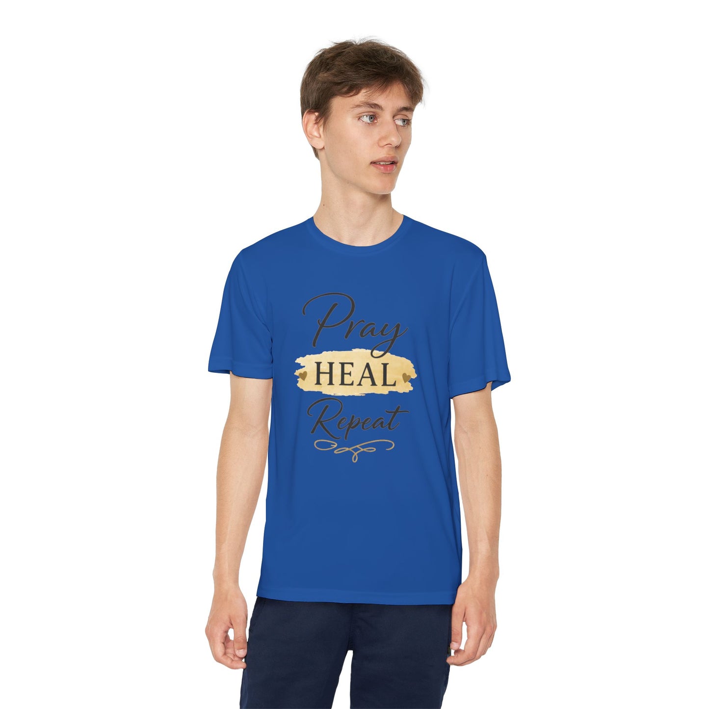 Beten Heilen Wiederholen T-Shirt für Jugendliche