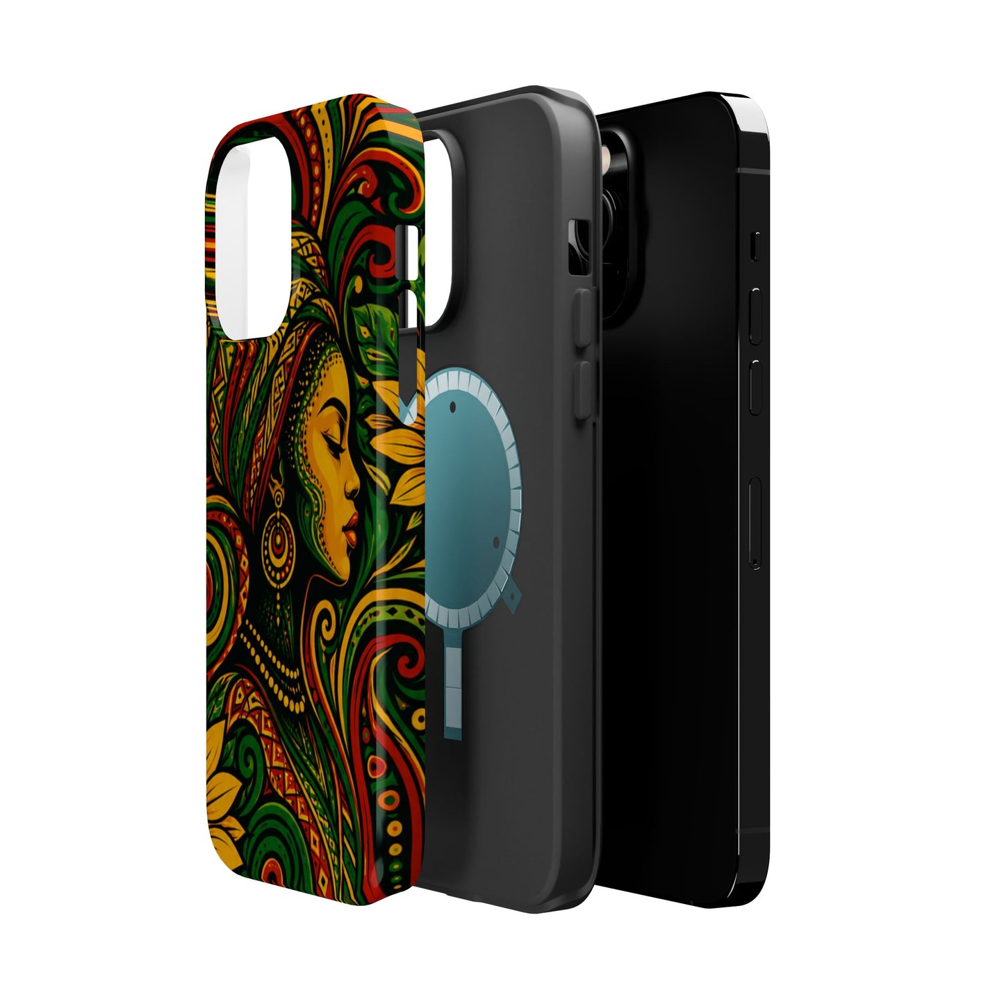 Afrocentric Rasta Woman Magnetic Impact-Resistant Phone Case