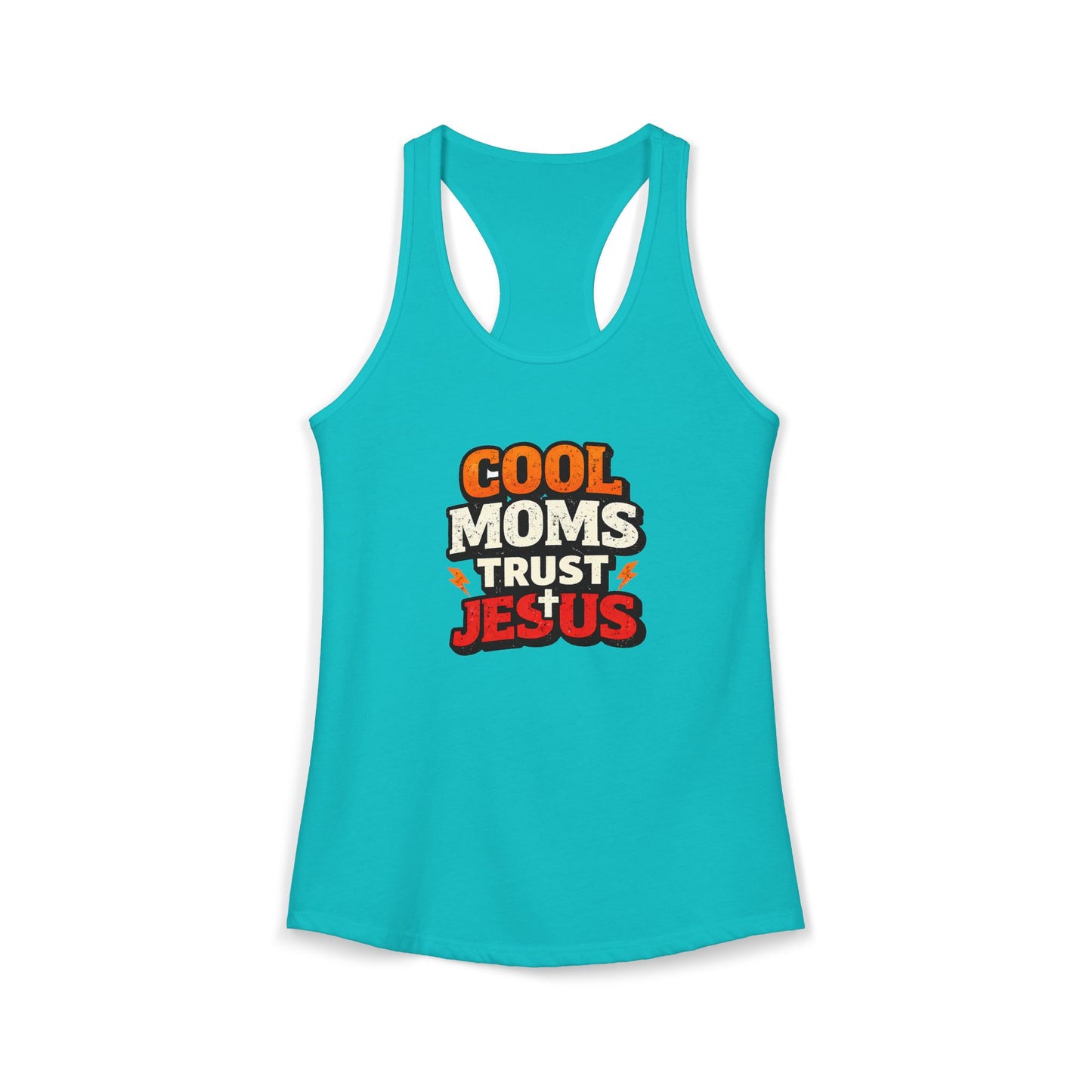 Cool Mums Trust Jesus Racerback Tank