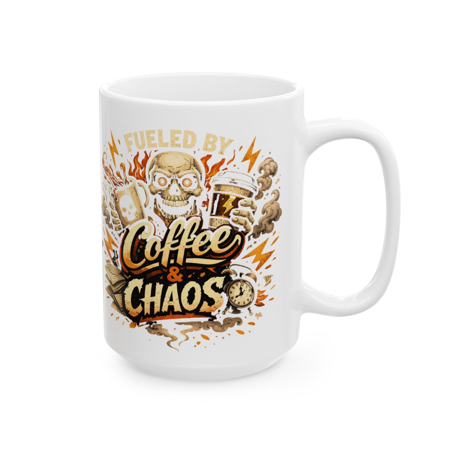 Fueled by Coffee and Chaos Mug