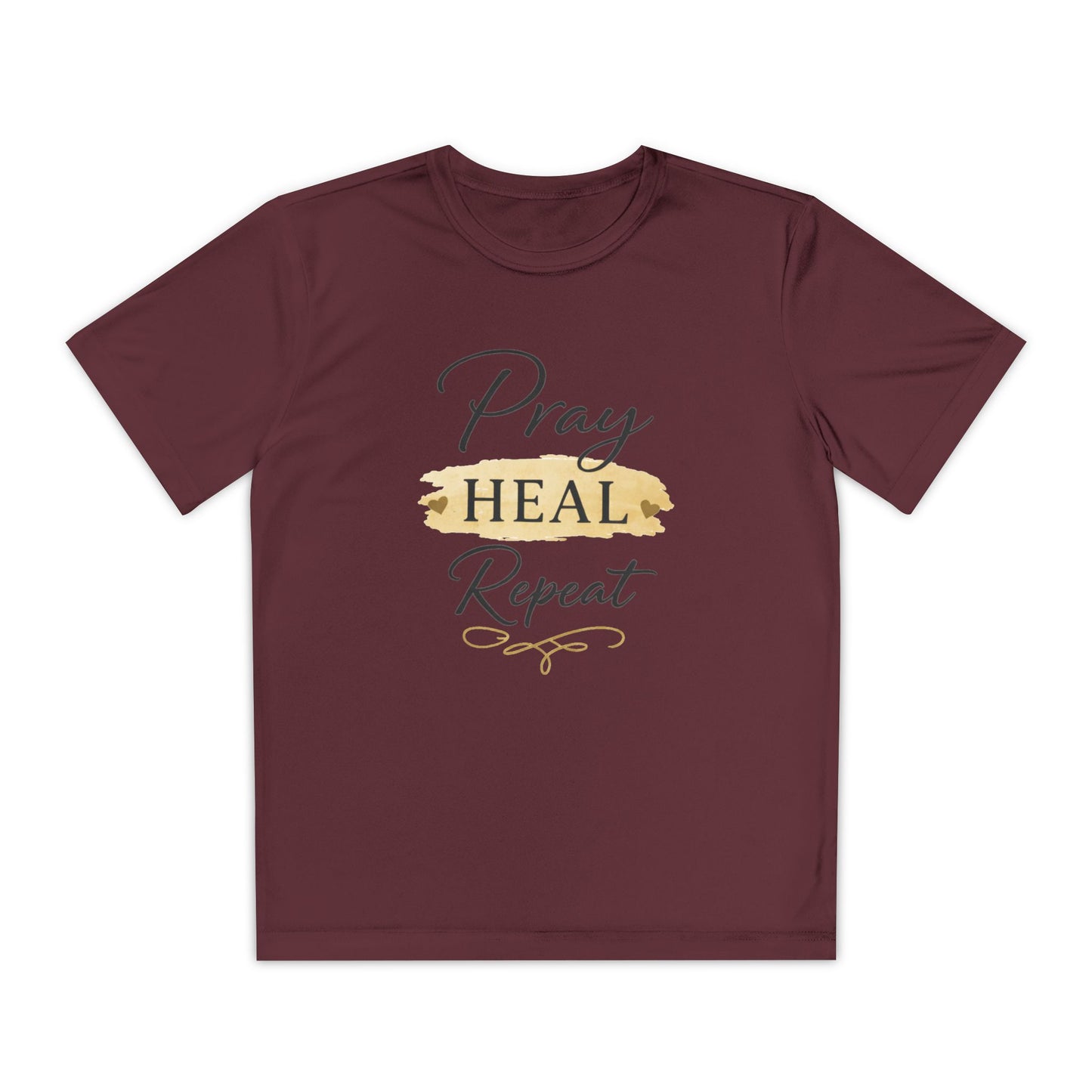 Beten Heilen Wiederholen T-Shirt für Jugendliche