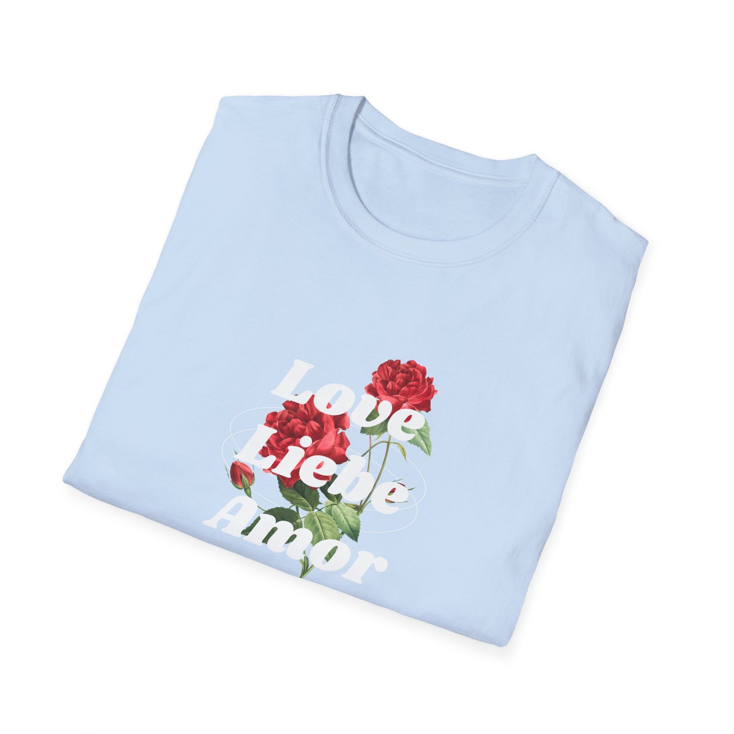 LOVE LIEBE AMOR T-Shirt — Trilingual Love Graphic Tee