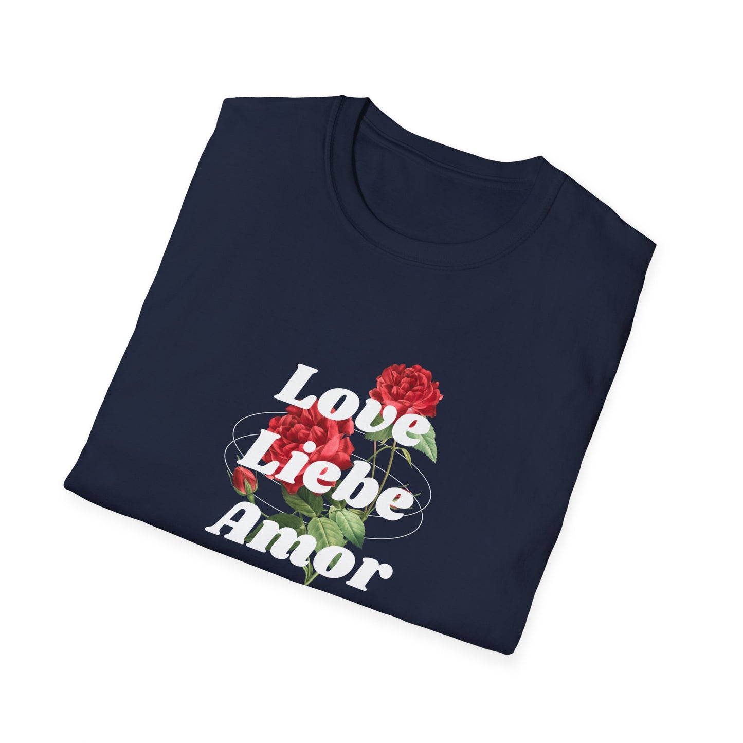 LOVE LIEBE AMOR T-Shirt — Trilingual Love Graphic Tee