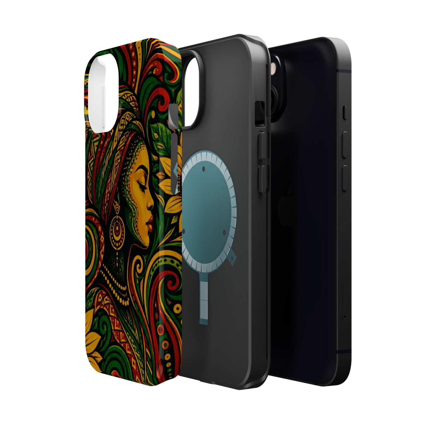 Afrocentric Rasta Woman Magnetic Impact-Resistant Phone Case