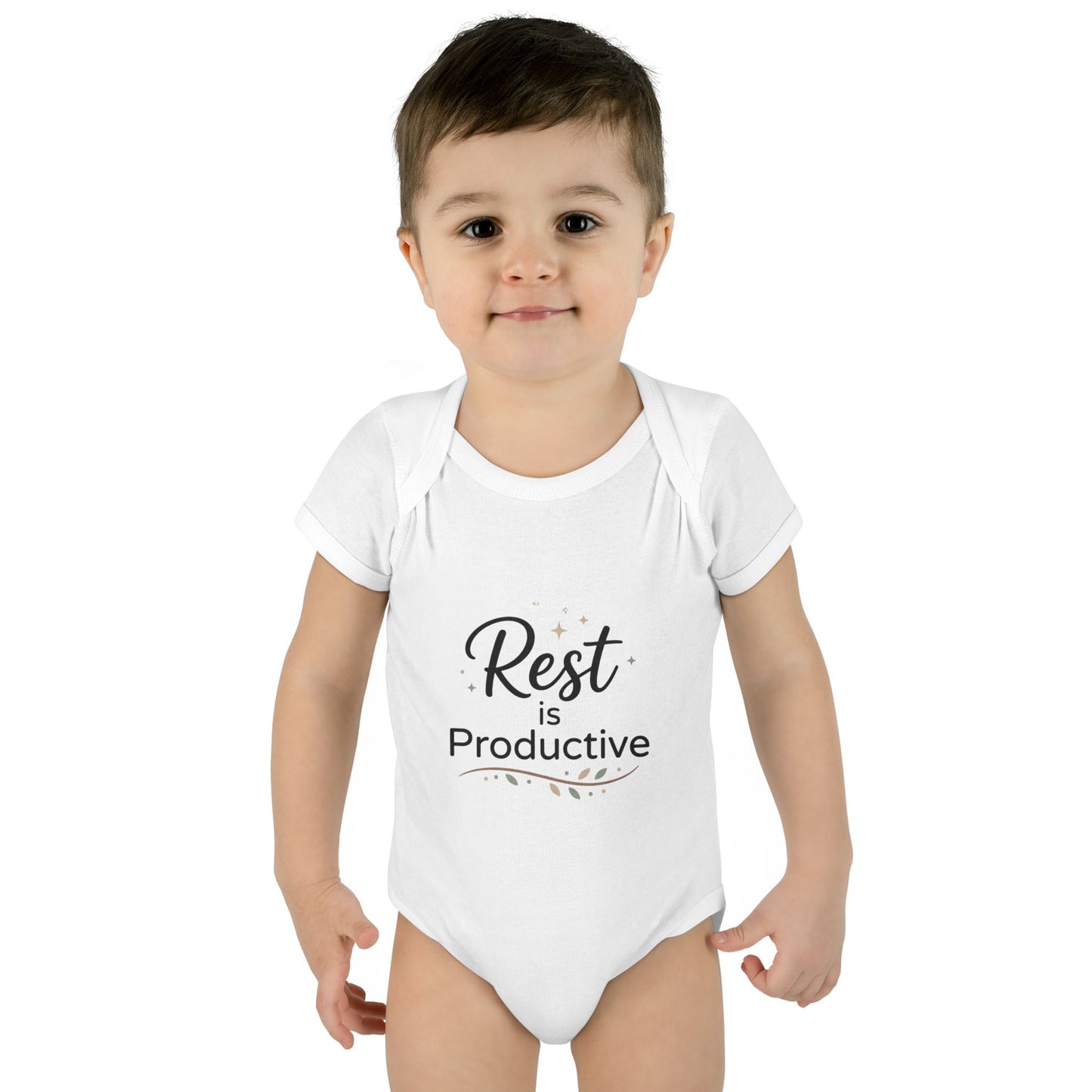 Baby-Body "Rest is Productive" – Baby-Strampler, niedliches, positives Geschenk für müde Babys
