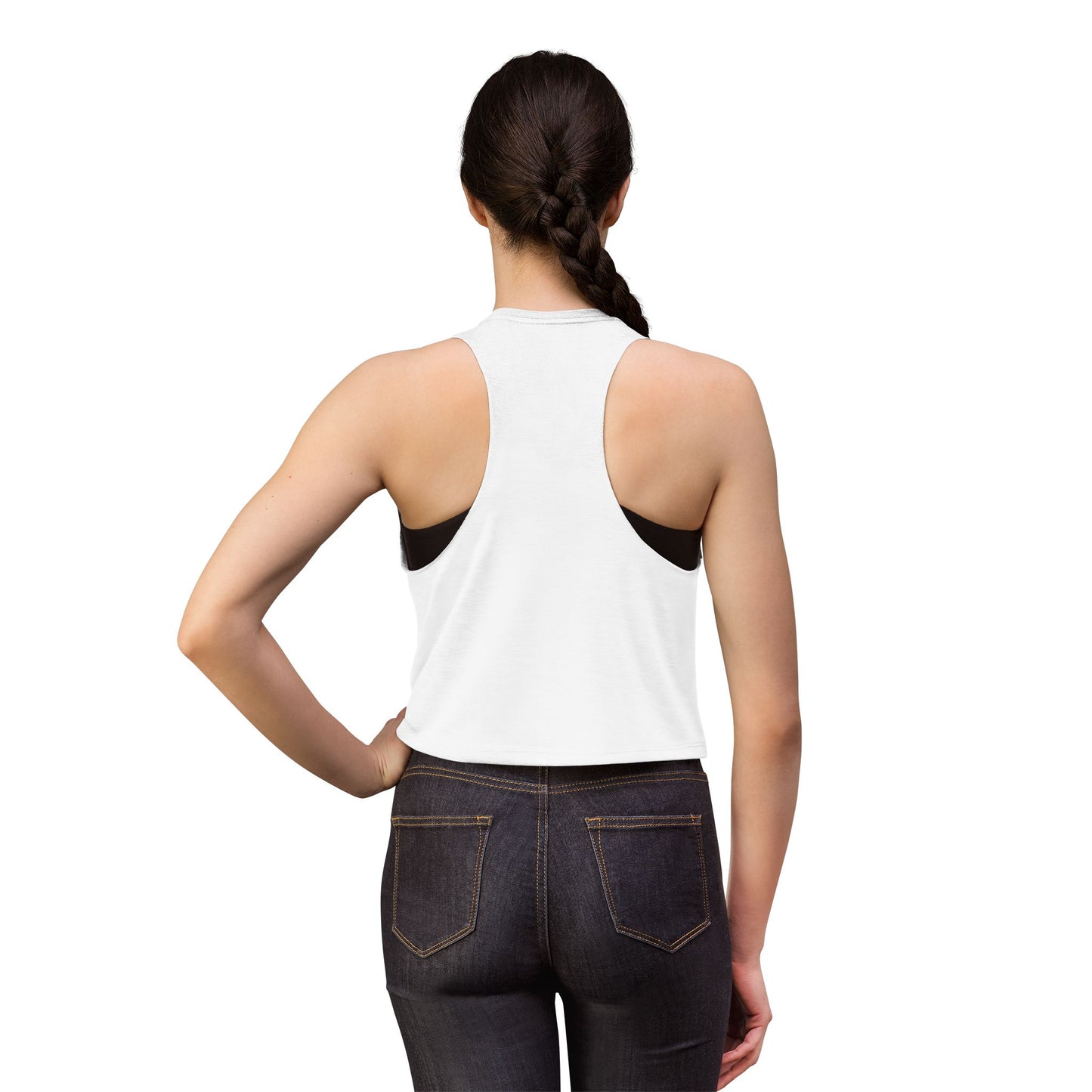 Damen Crop Top — „Kinder großzuziehen ist schwer, aber ich mach’s trotzdem“ Mama Humor