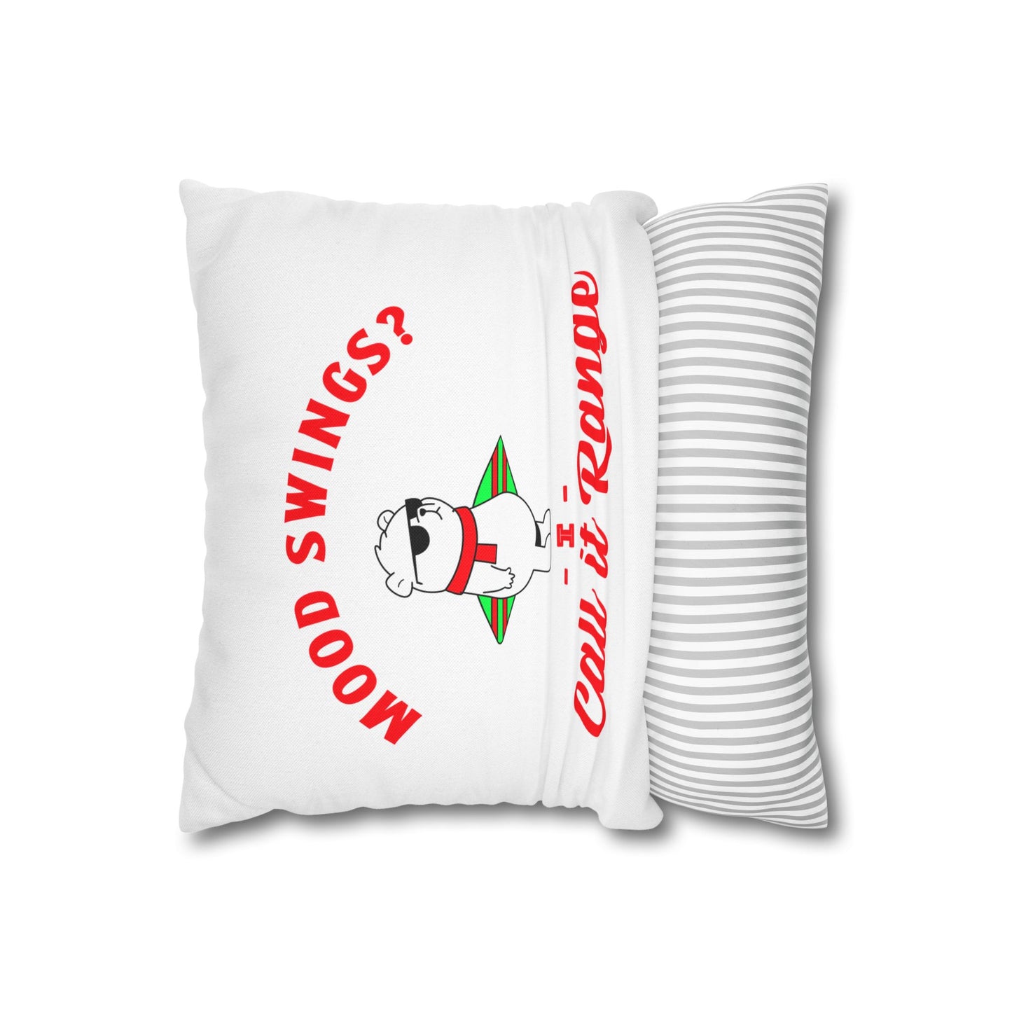 Spun Polyester Square Pillowcase