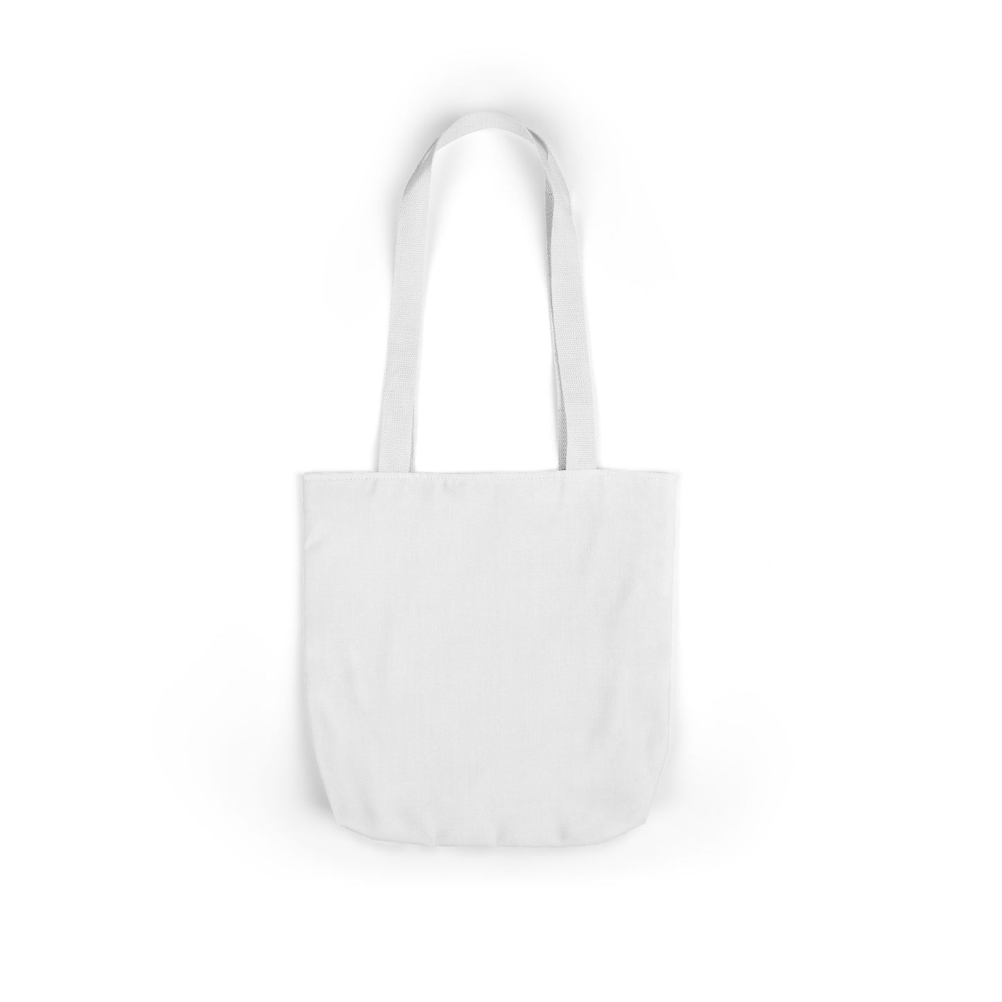 LESS TALK MORE ACTION Canvas Tote Bag — Motivational Everyday Shopper