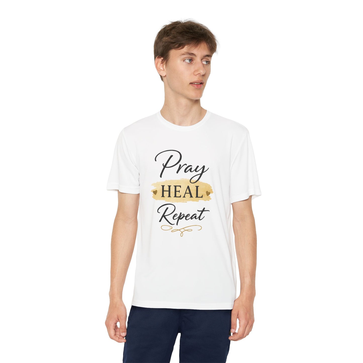 Beten Heilen Wiederholen T-Shirt für Jugendliche