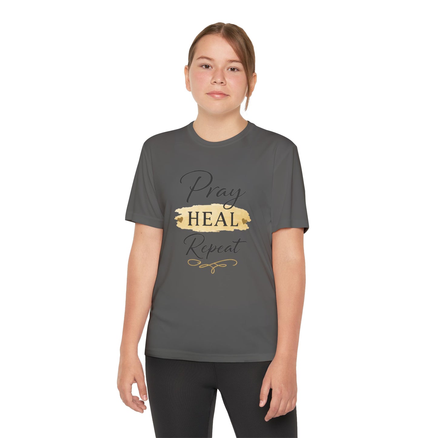 Beten Heilen Wiederholen T-Shirt für Jugendliche